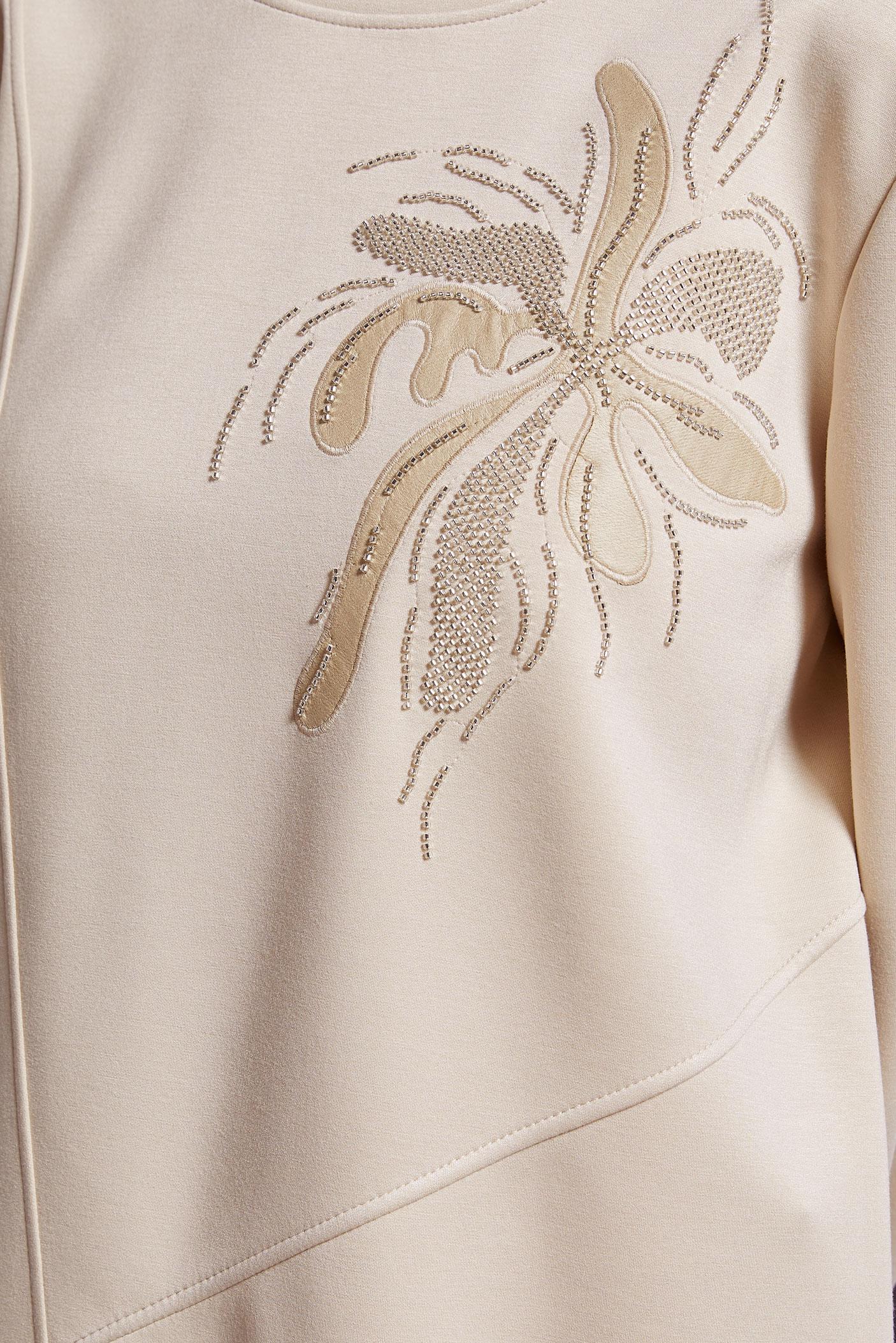 Hijab clothing ECRU PATTERNED TRACKSUIT TUNIC 45114