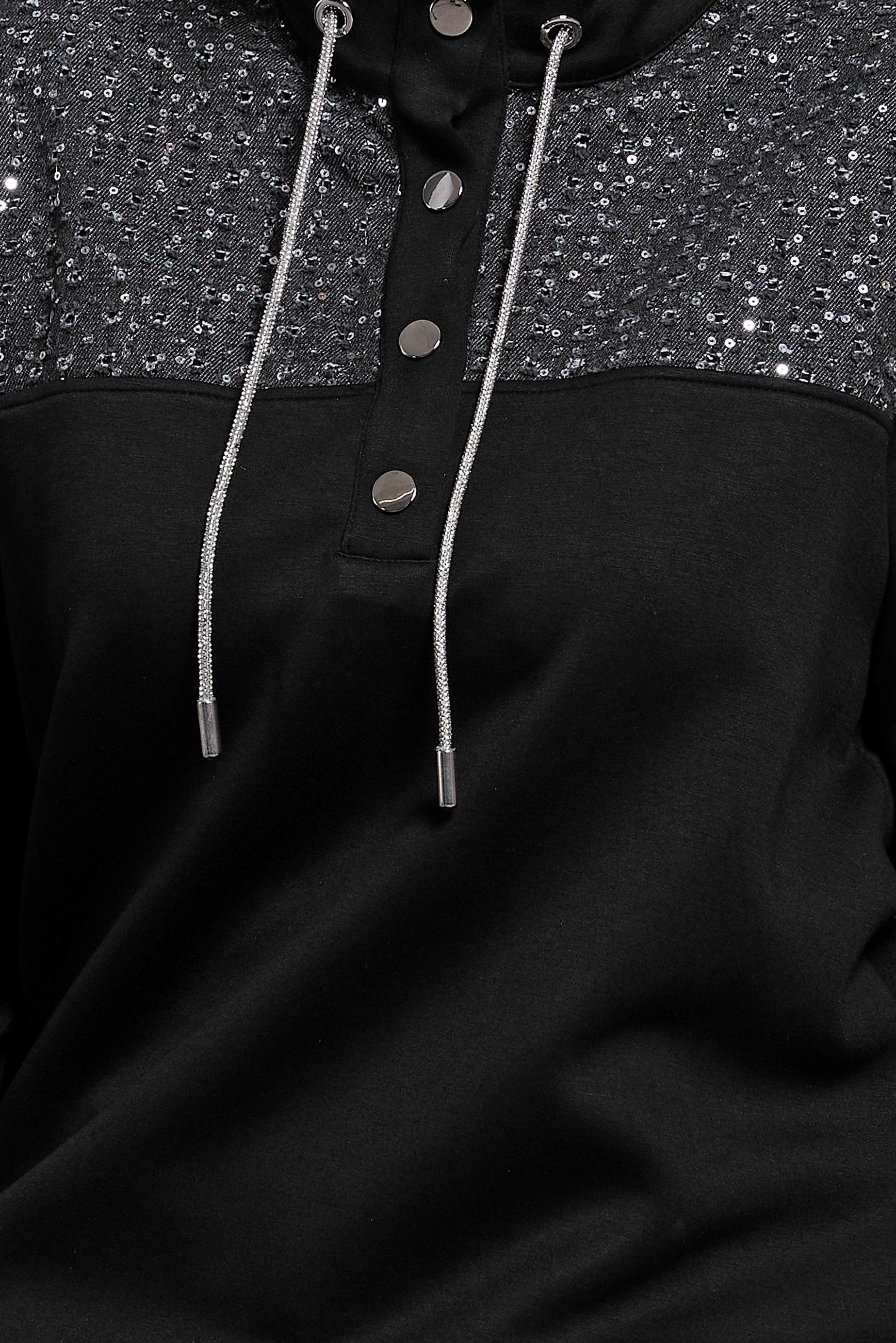 Hijab clothing BLACK TRACKSUIT SET WITH PANTS 45130