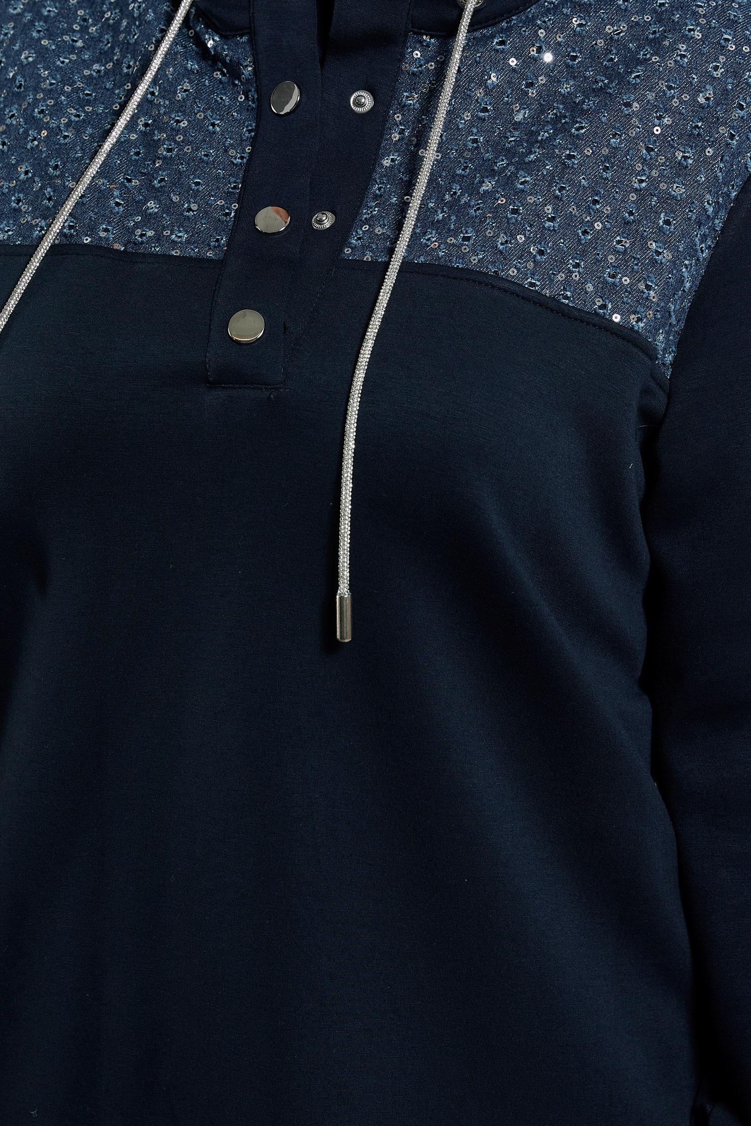 Hijab clothing NAVY BLUE TRACKSUIT SET WITH PANTS 45130