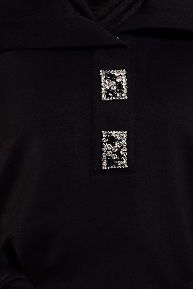 Vêtements hijab NOIR ENSEMBLE DE SURVÊTEMENT À JUPE 45131 - ALVİNA