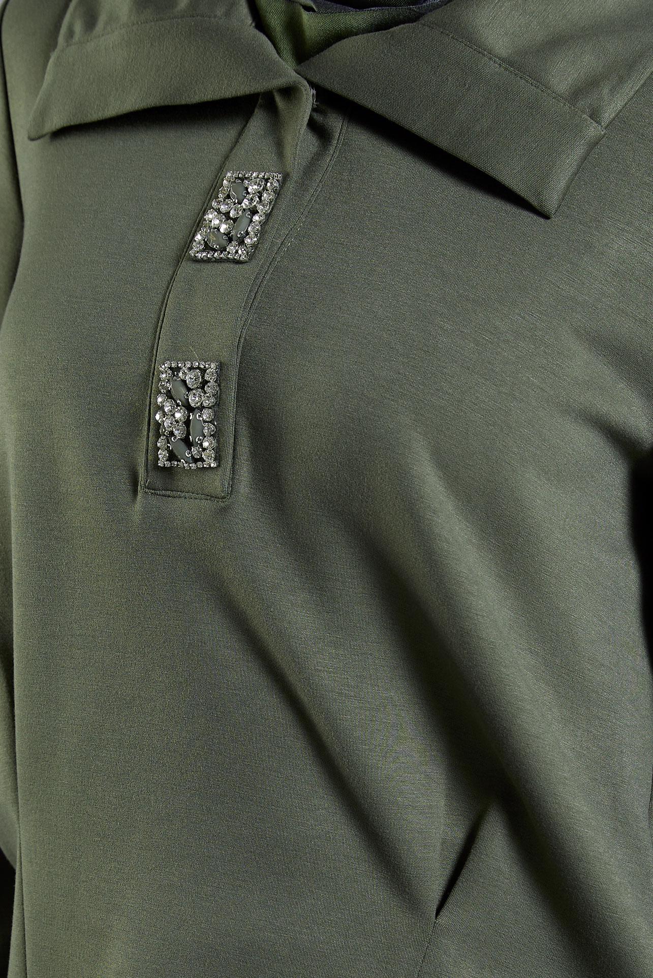 Hijab clothing KHAKI SKIRTED TRACKSUIT SET 45131