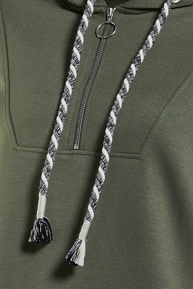 Vêtements hijab KAKI ENSEMBLE DE SURVÊTEMENT À CAPUCHE 45134 - ALVİNA