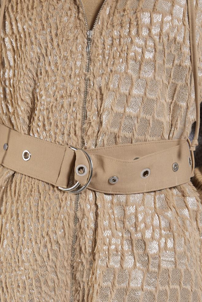 Vêtements hijab BRUN ENSEMBLE SURVÊTEMENT AVEC GILET 45151 - ALVİNA