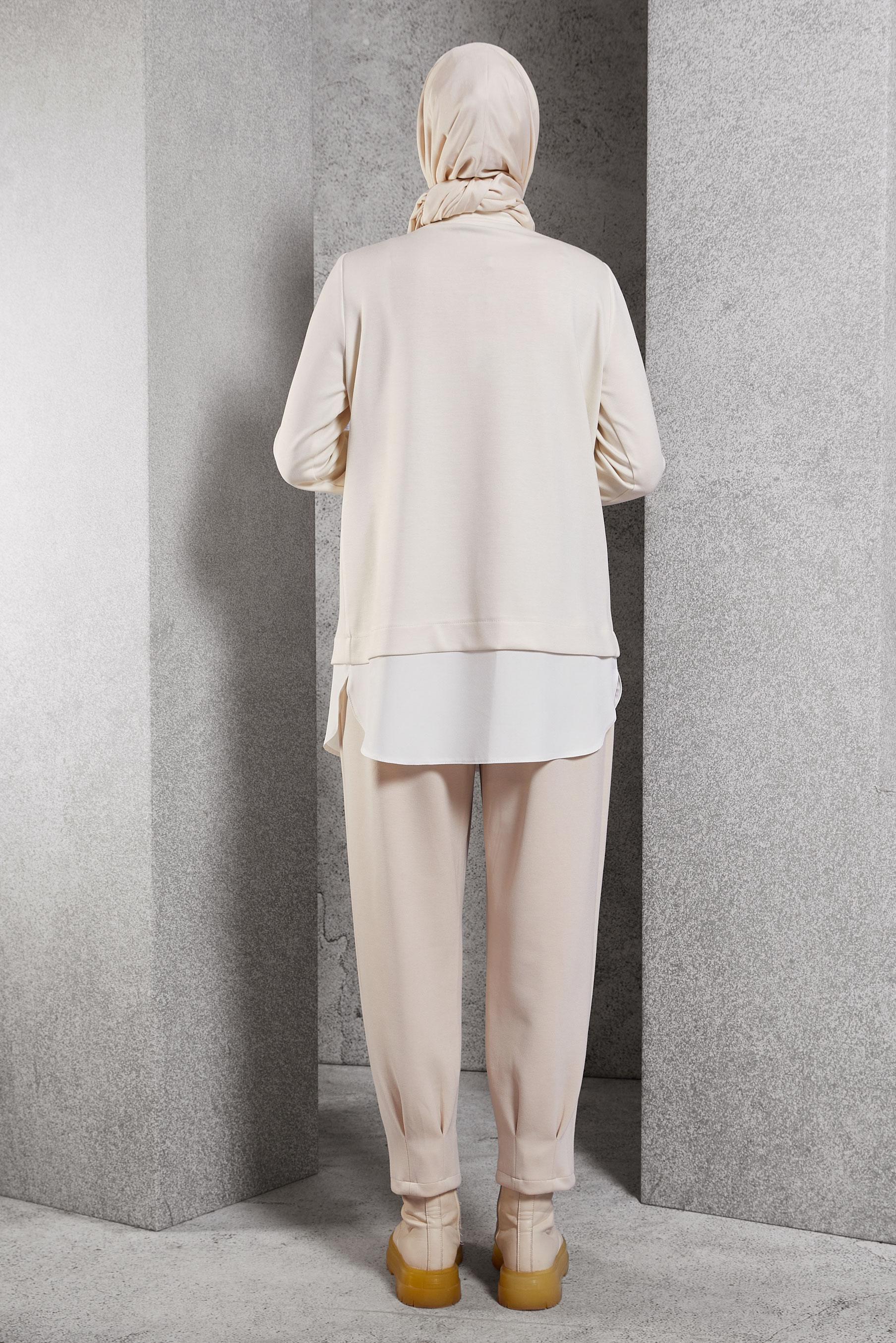 Vêtements hijab BLANC TUNIQUE DE SURVÊTEMENT 45153