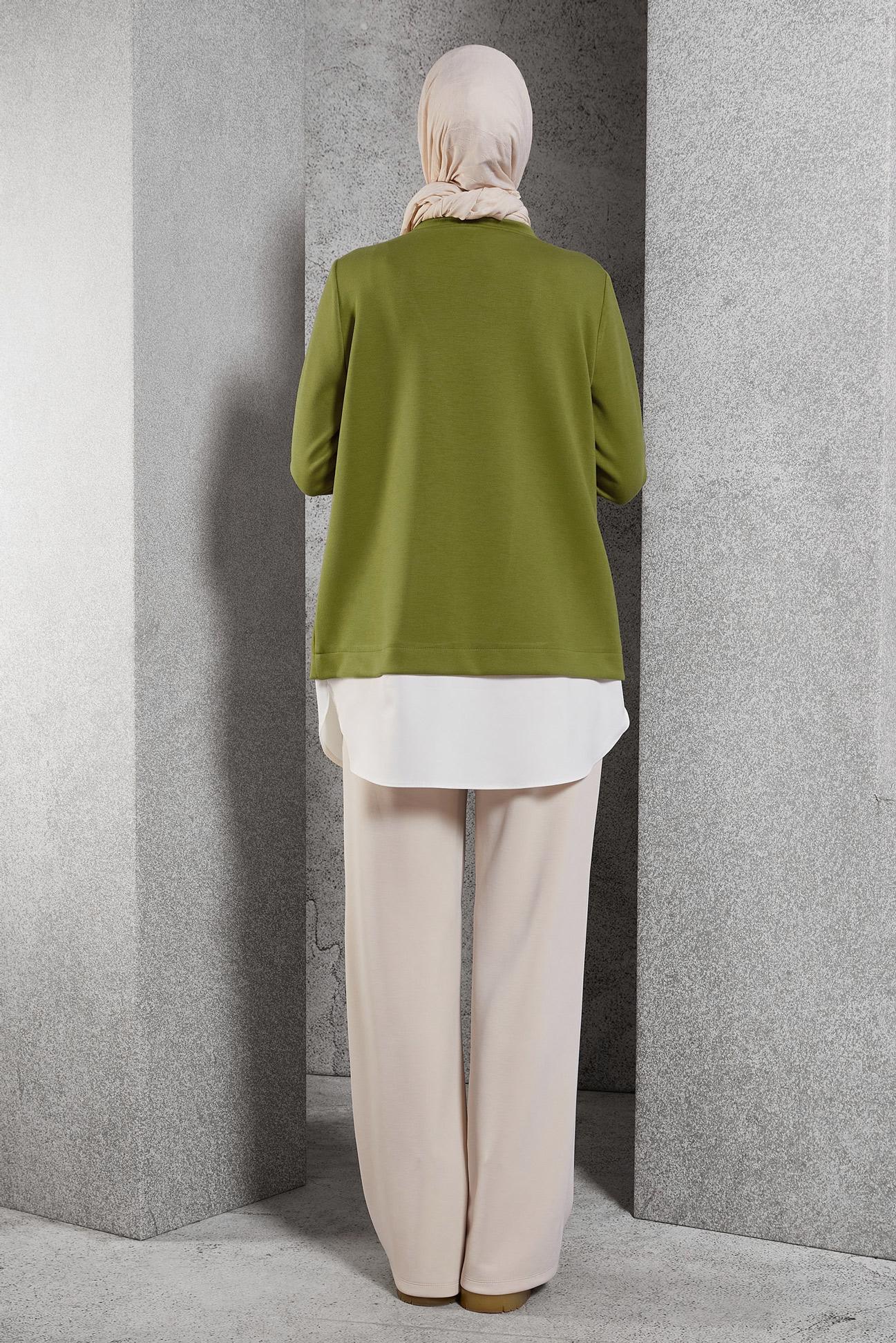 Vêtements hijab VERT TUNIQUE DE SURVÊTEMENT 45153