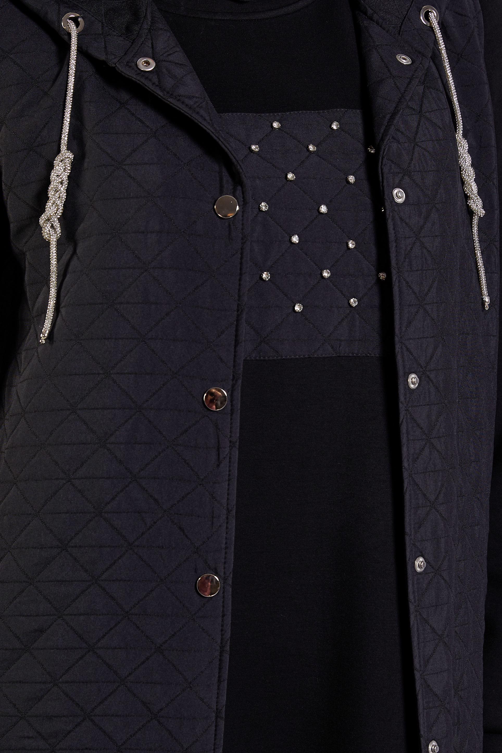 Vêtements hijab NOIR TUNIQUE DE SURVÊTEMENT AVEC GILET 45202