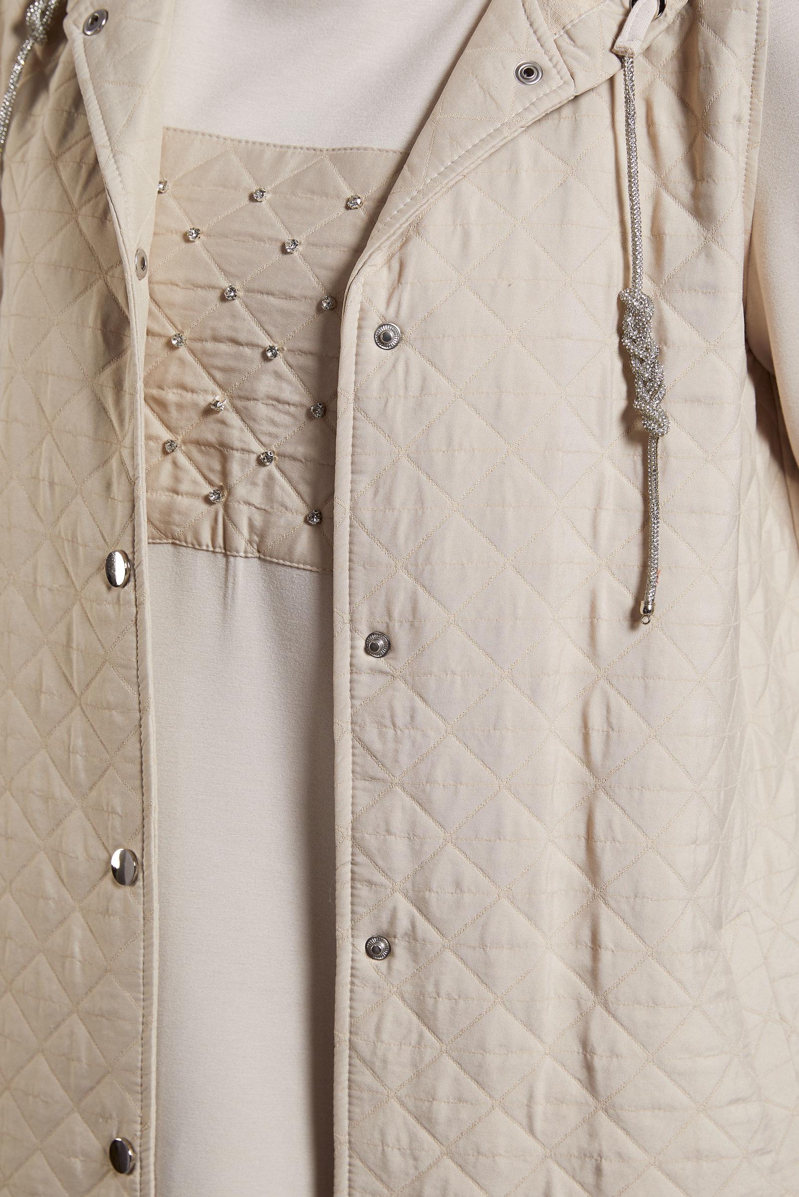 Hijab clothing BEIGE TRACKSUIT TUNIC WITH VEST 45202