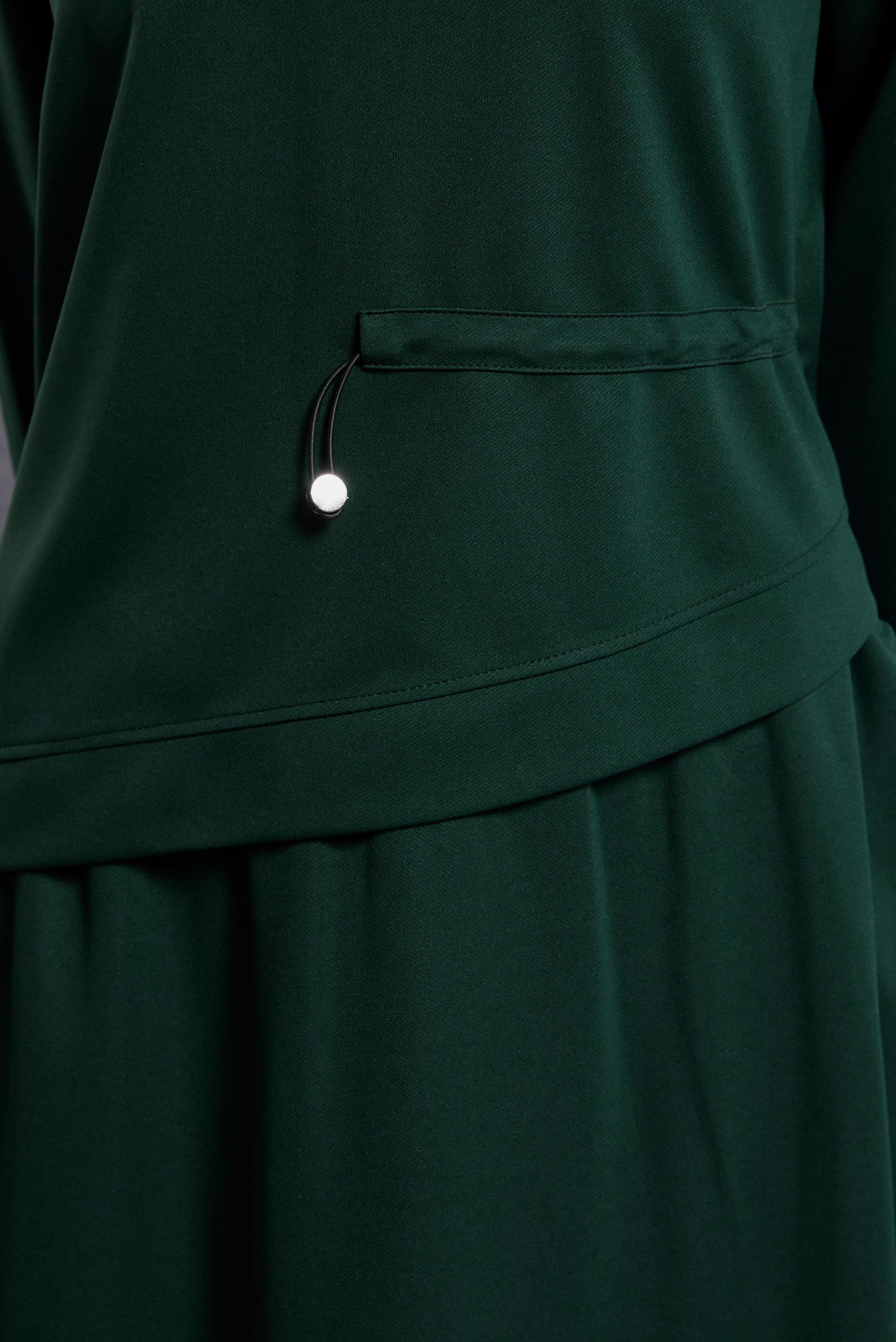 Vêtements hijab VERT TUNIQUE DE SURVÊTEMENT COUPE ASYMÉTRIQUE 45210