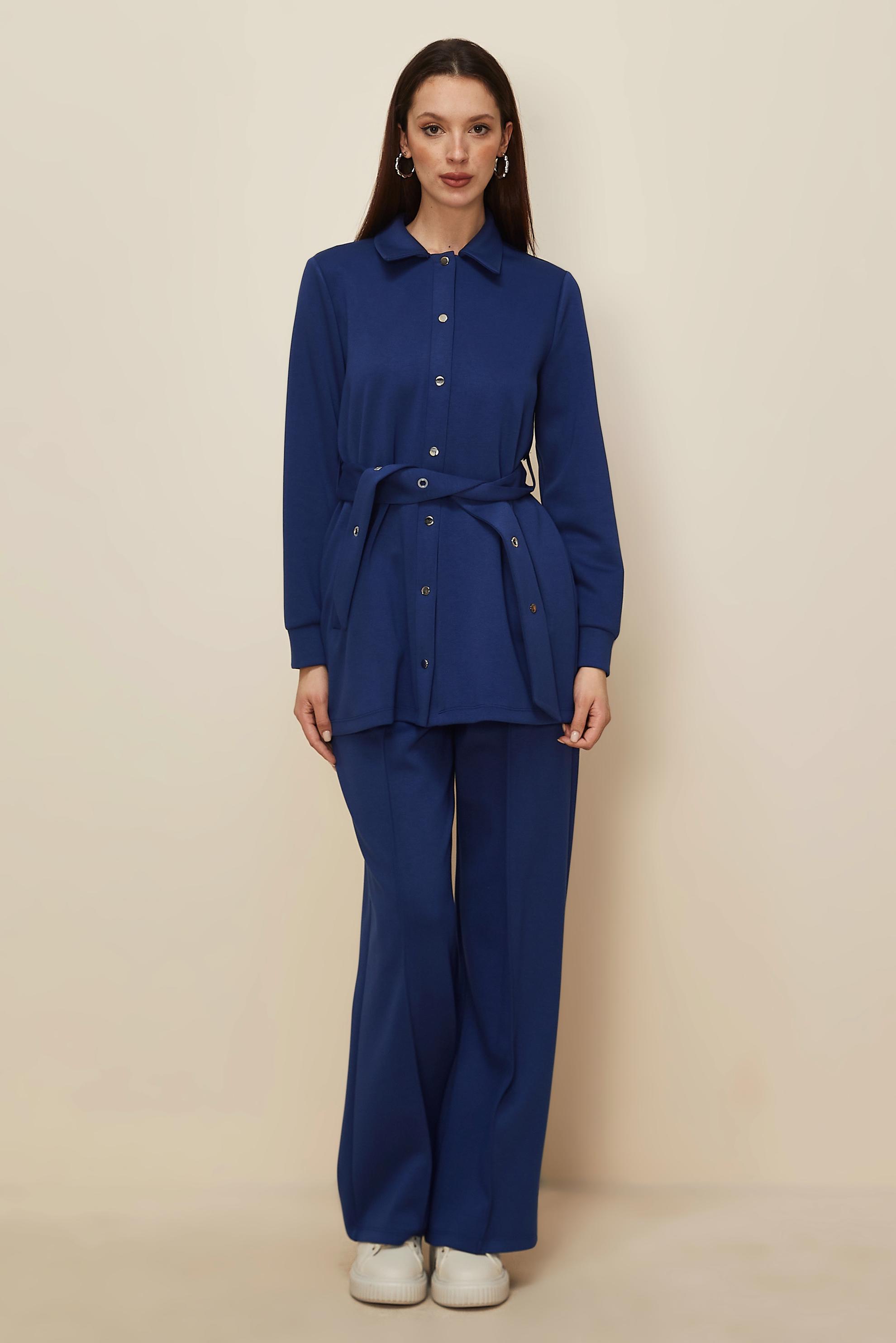 Tesettür giyim LACİVERT PANTOLONLU EŞOFMAN TAKIM 45245