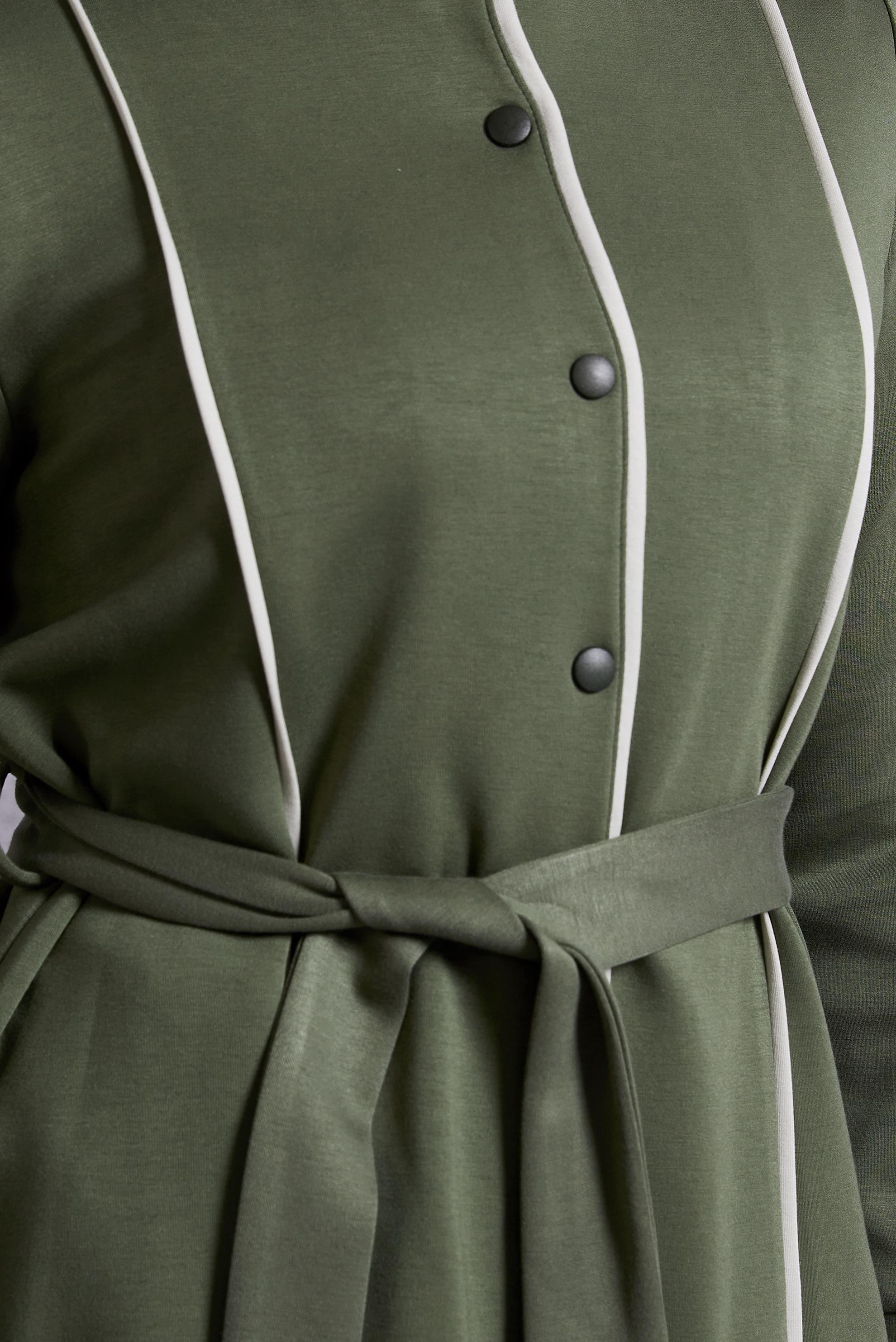 Vêtements hijab KAKI ENSEMBLE DE SURVÊTEMENT CEINTURE 45262