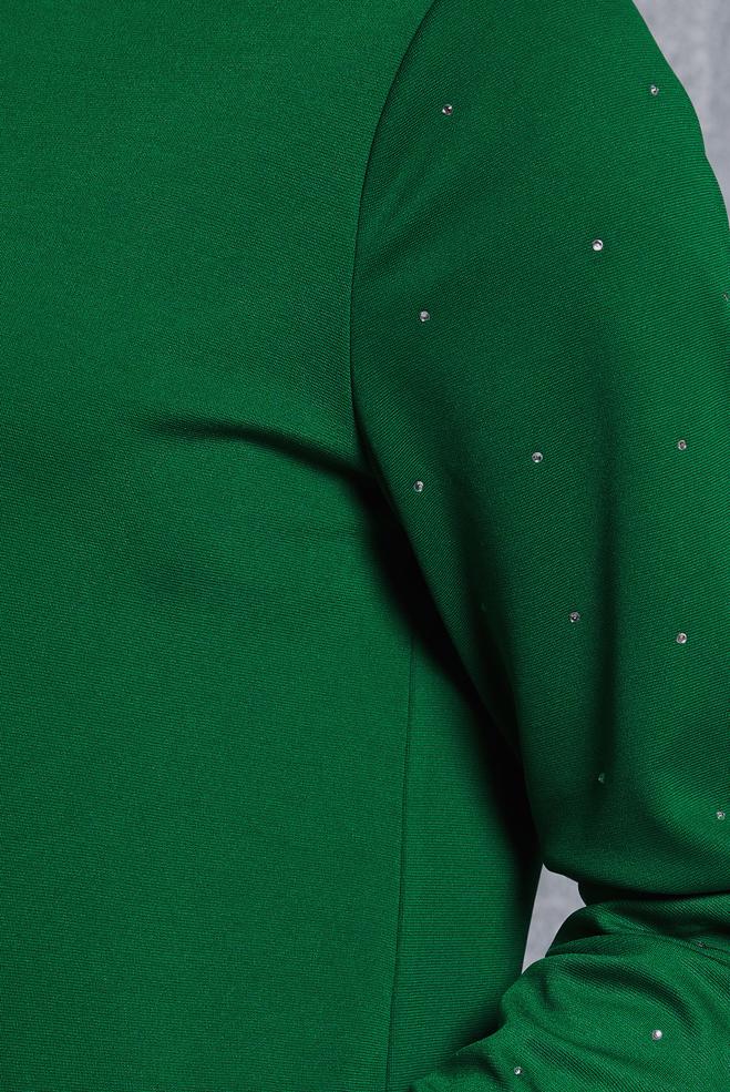 Tesettür giyim YEŞİL TAŞ DETAYLI EŞOFMAN TUNİK 45272  - ALVİNA