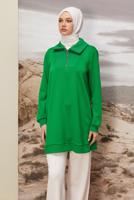 YAKASI FERMUARLI EŞOFMAN TUNİK 45287