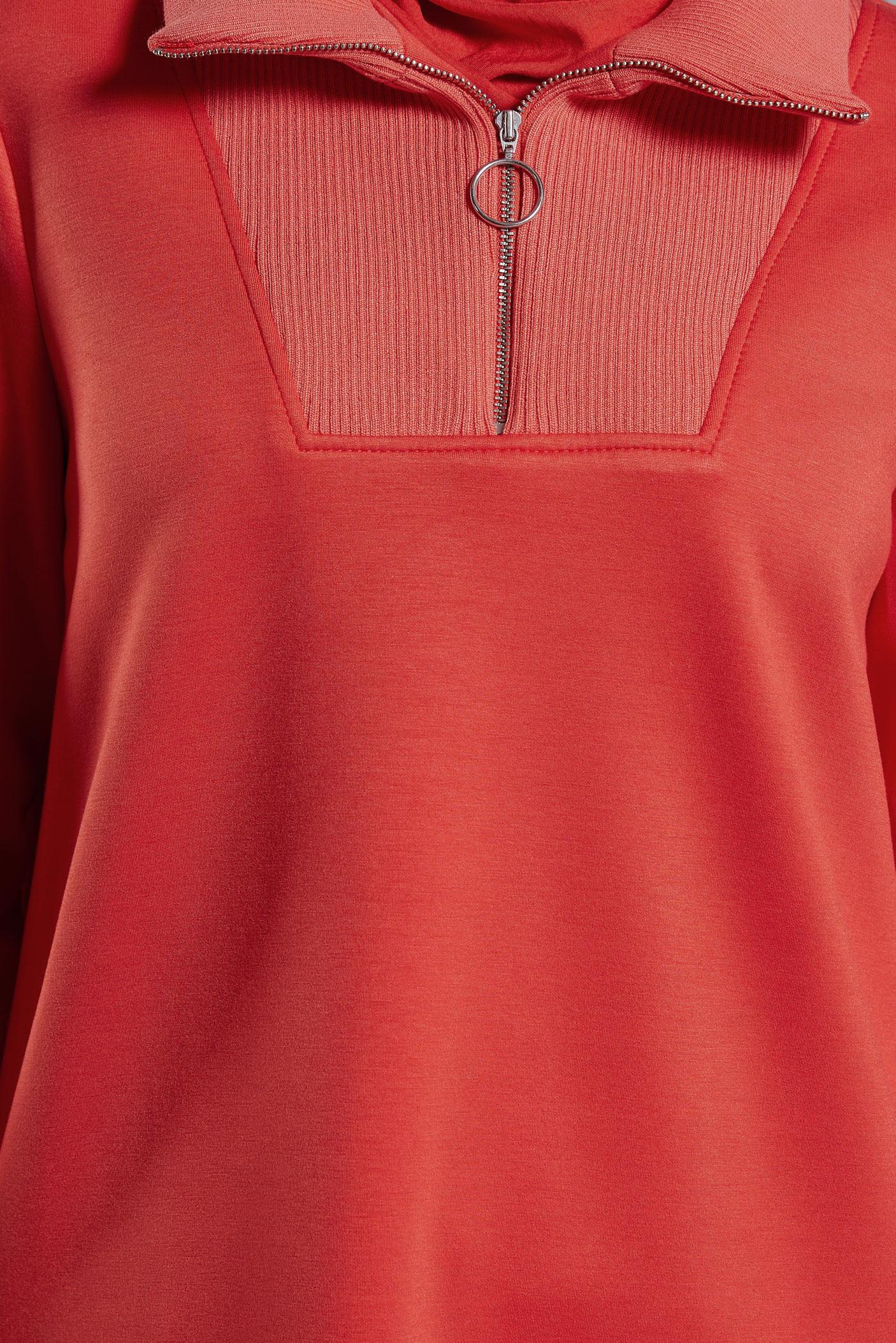 Vêtements hijab ROUGE TUNIQUE DE SURVÊTEMENT À COL FERMÉ 45287