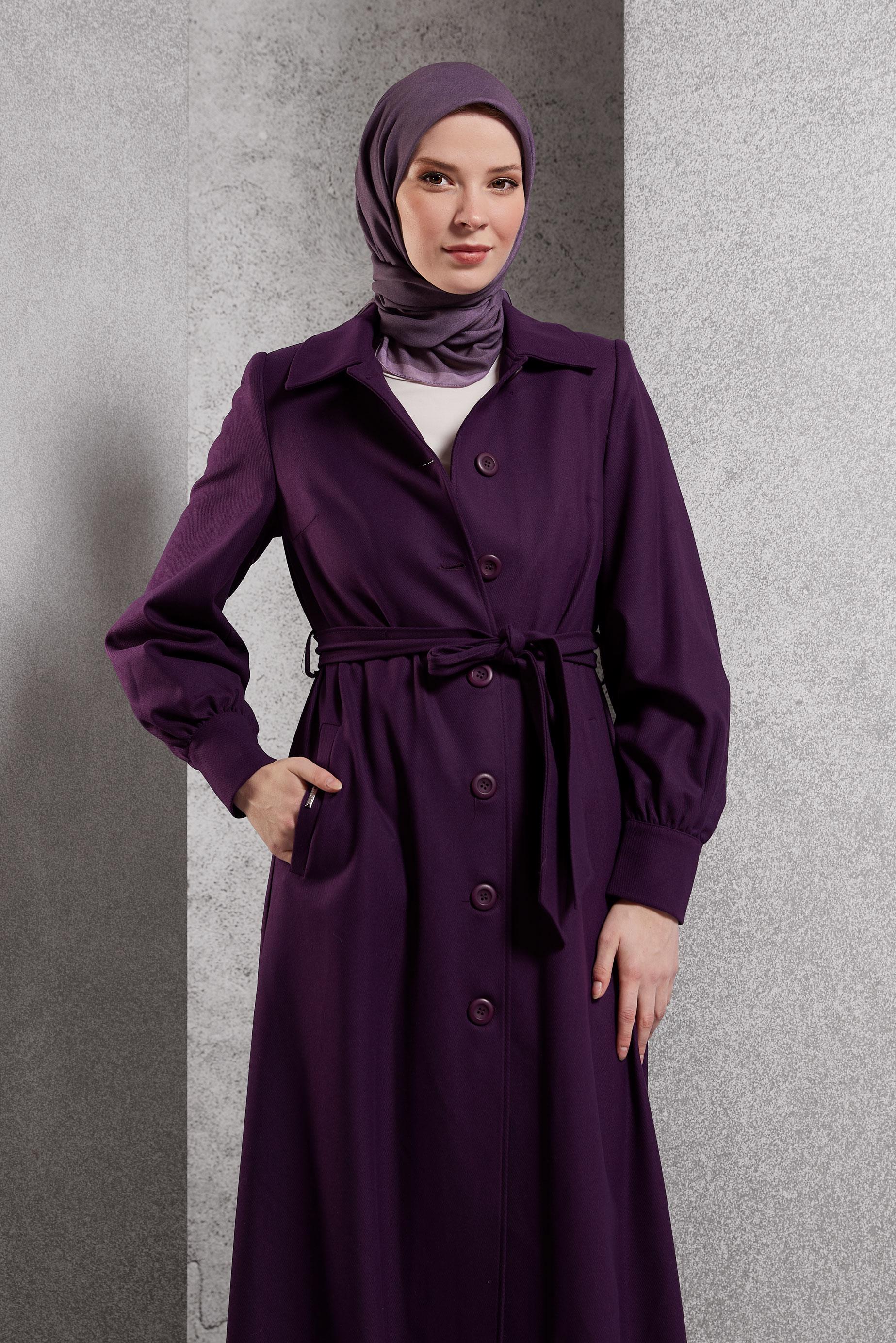 Tesettür giyim MOR ALVİNA SOFT EŞARP 8500