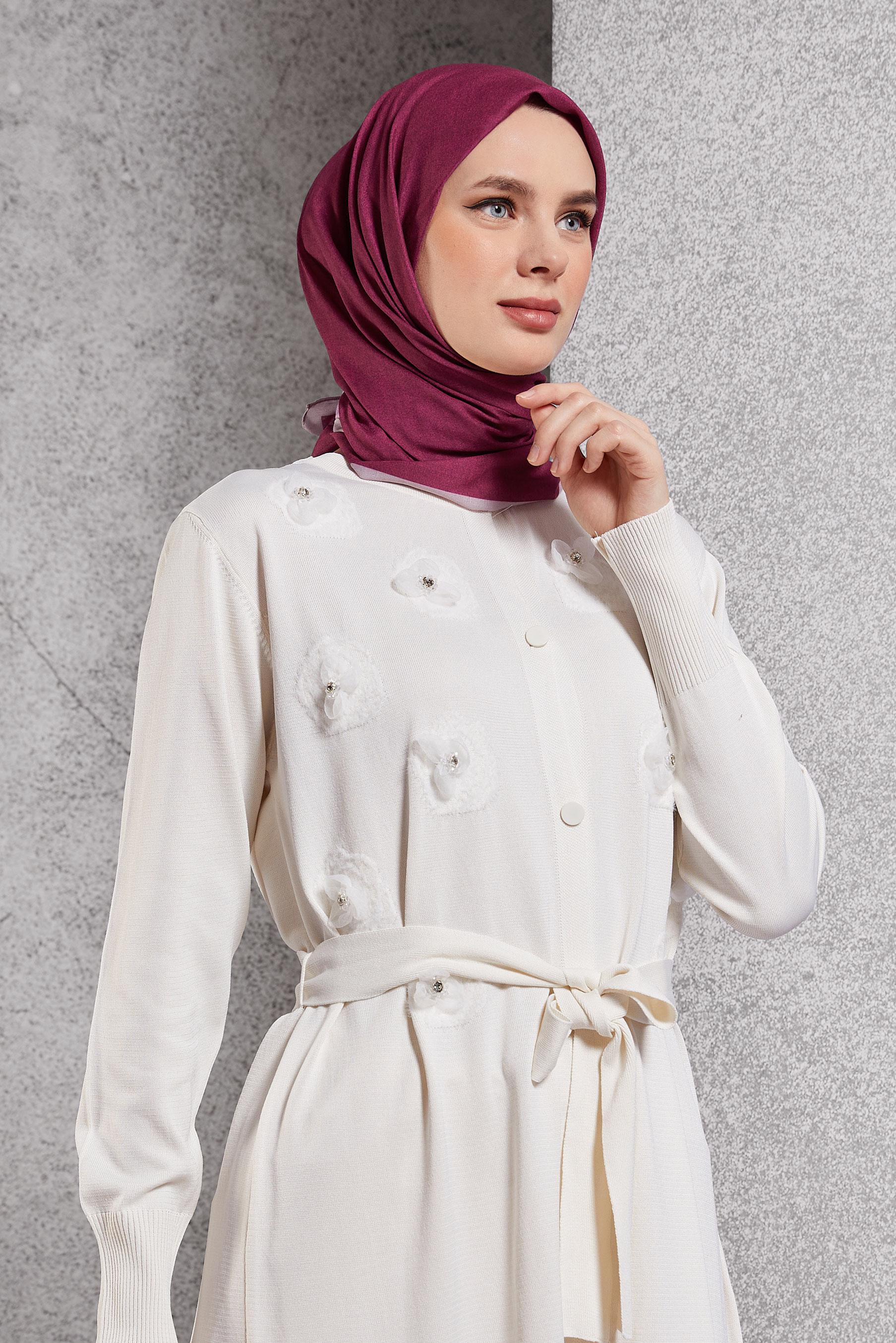 Tesettür giyim FUŞYA ALVİNA SOFT EŞARP 8500