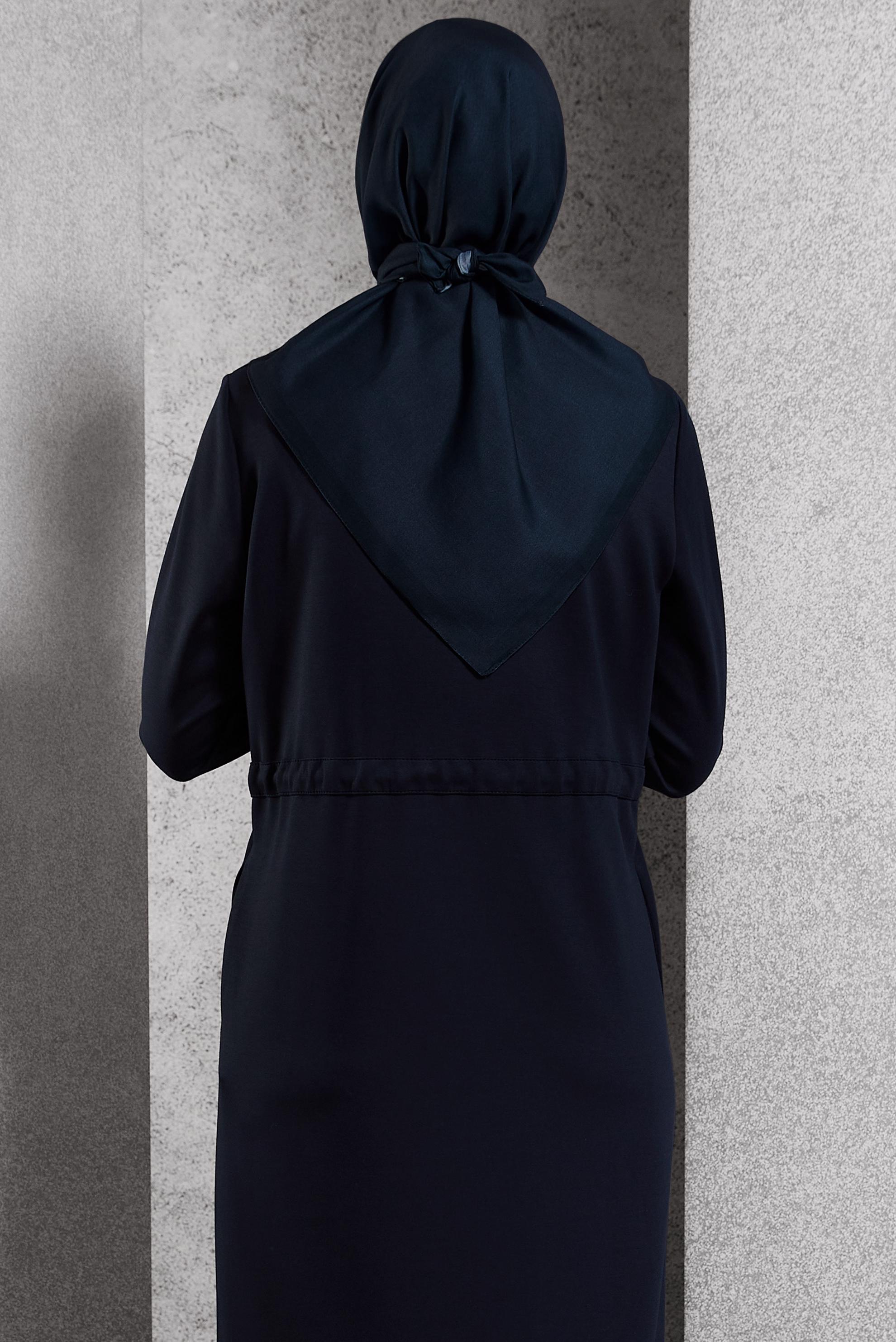 Tesettür giyim LACİVERT ALVİNA SOFT EŞARP 8500