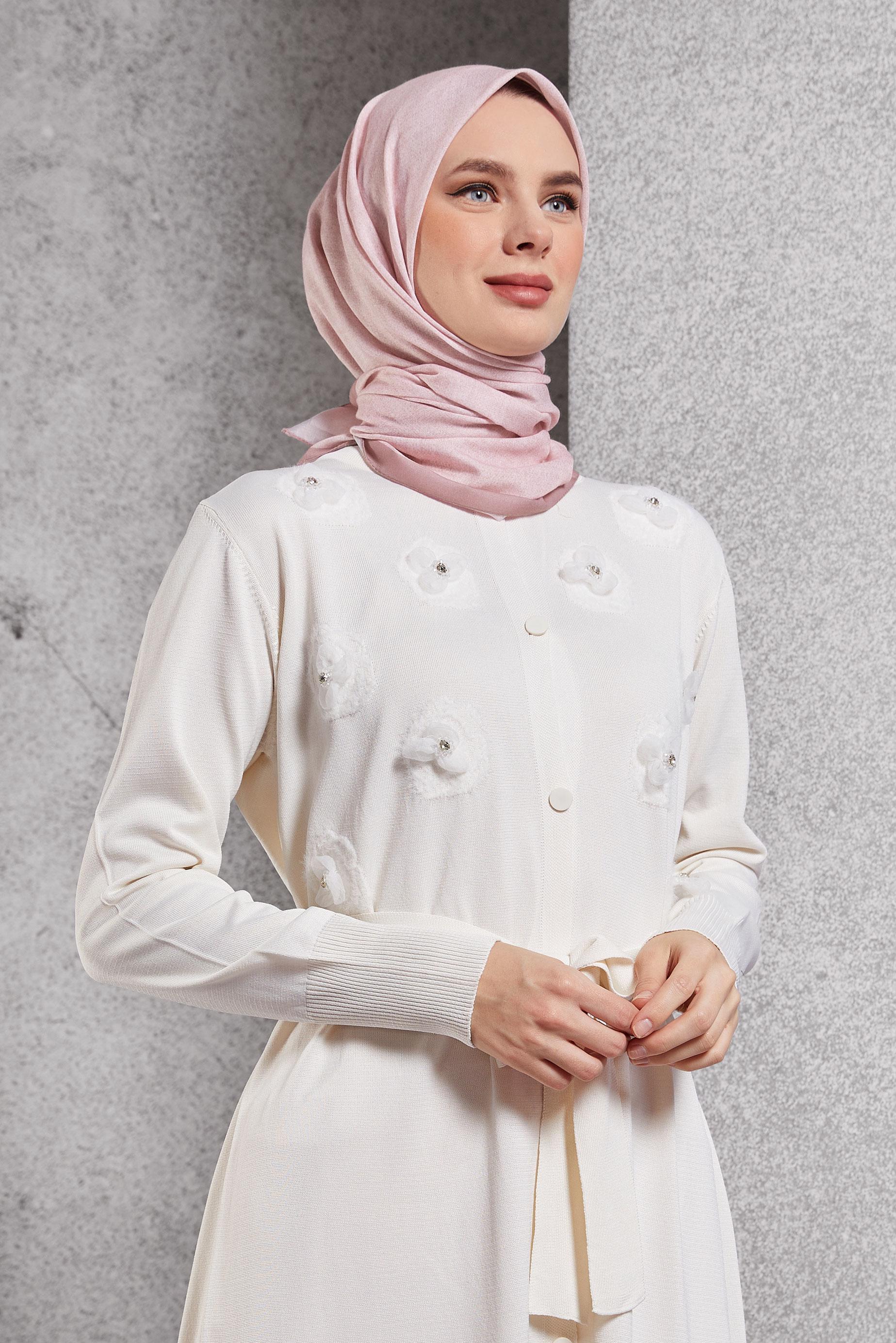 Tesettür giyim PUDRA ALVİNA SOFT EŞARP 8500