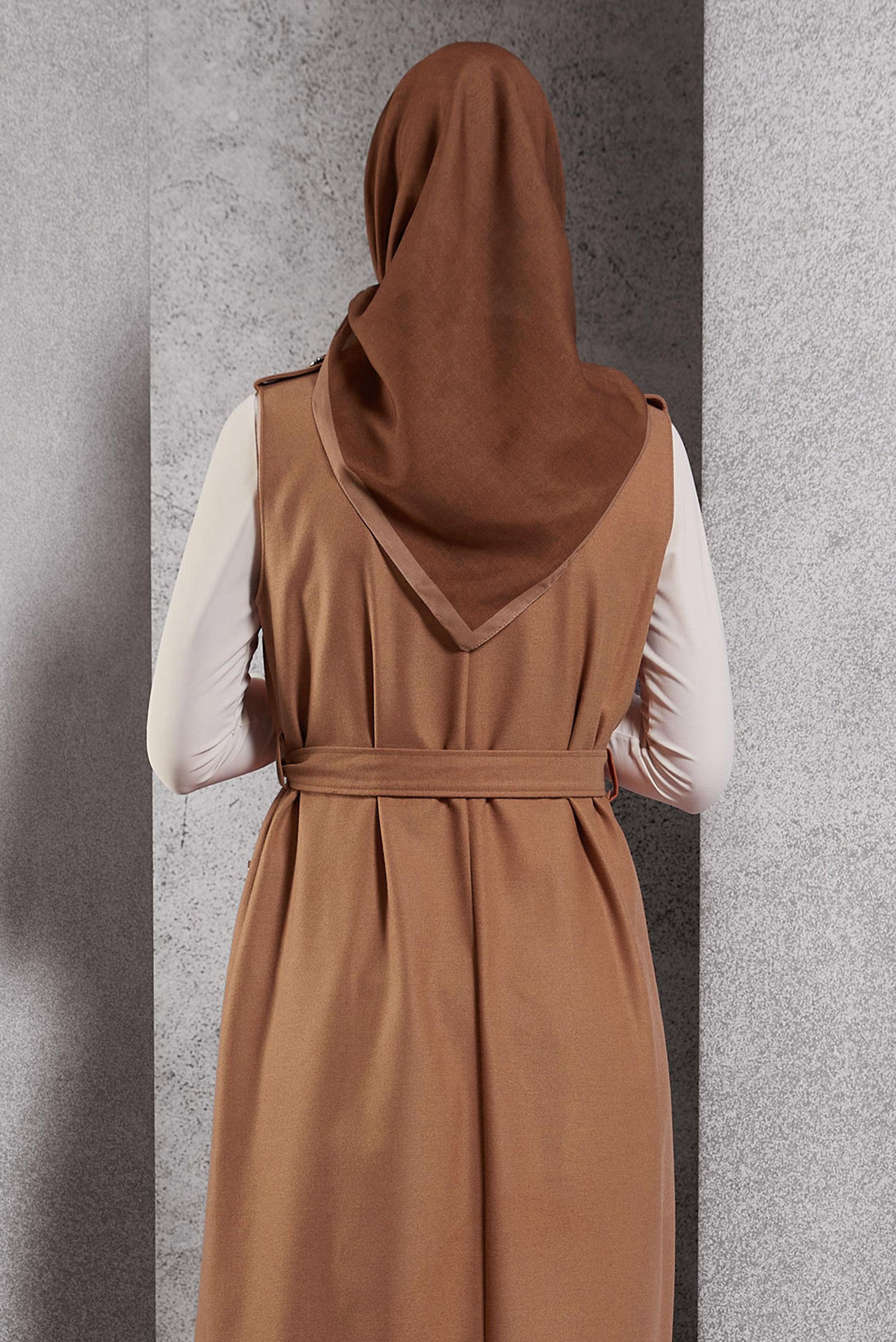 Tesettür giyim TABA ALVİNA SOFT EŞARP 8500