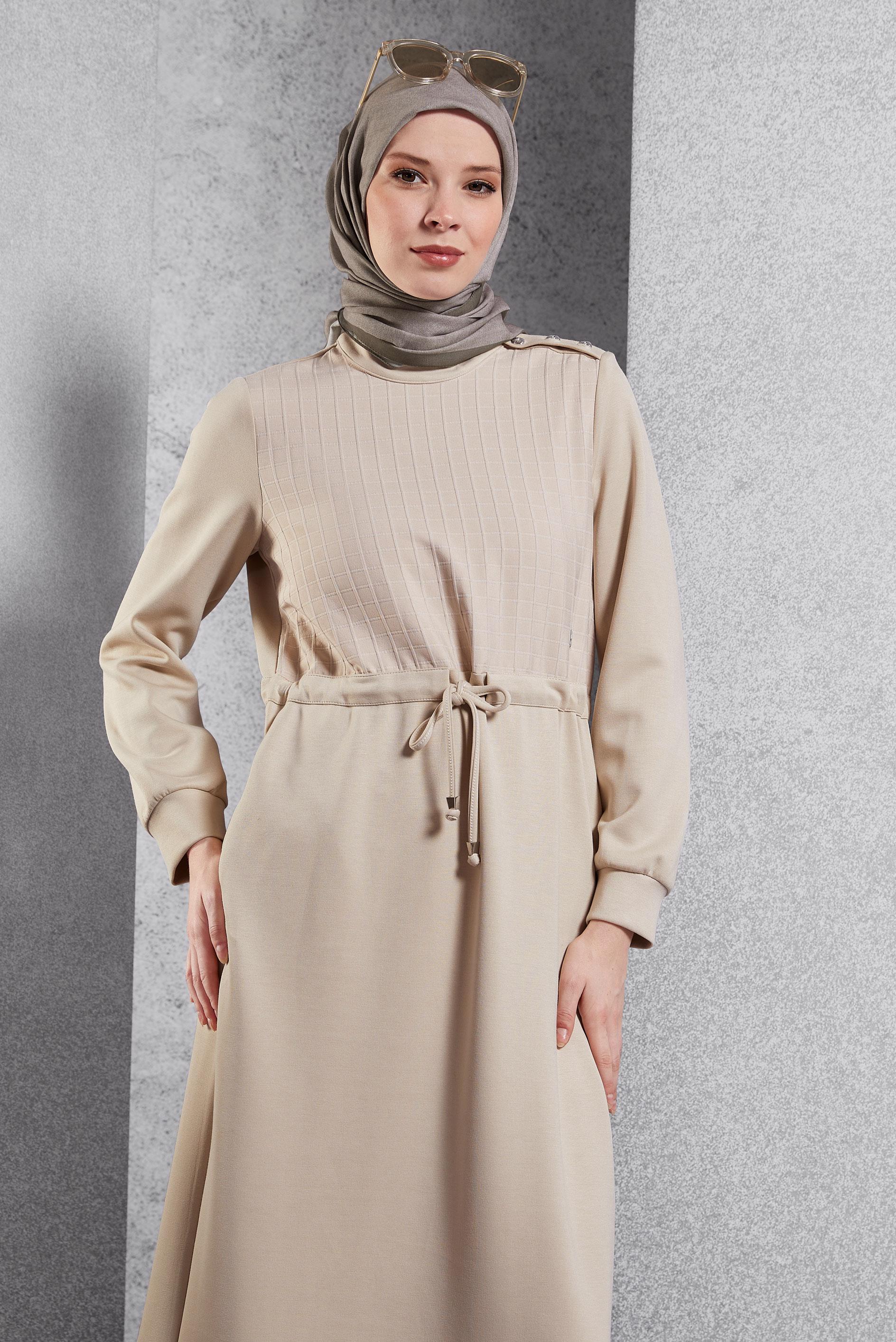 Tesettür giyim VİZON ALVİNA SOFT EŞARP 8500