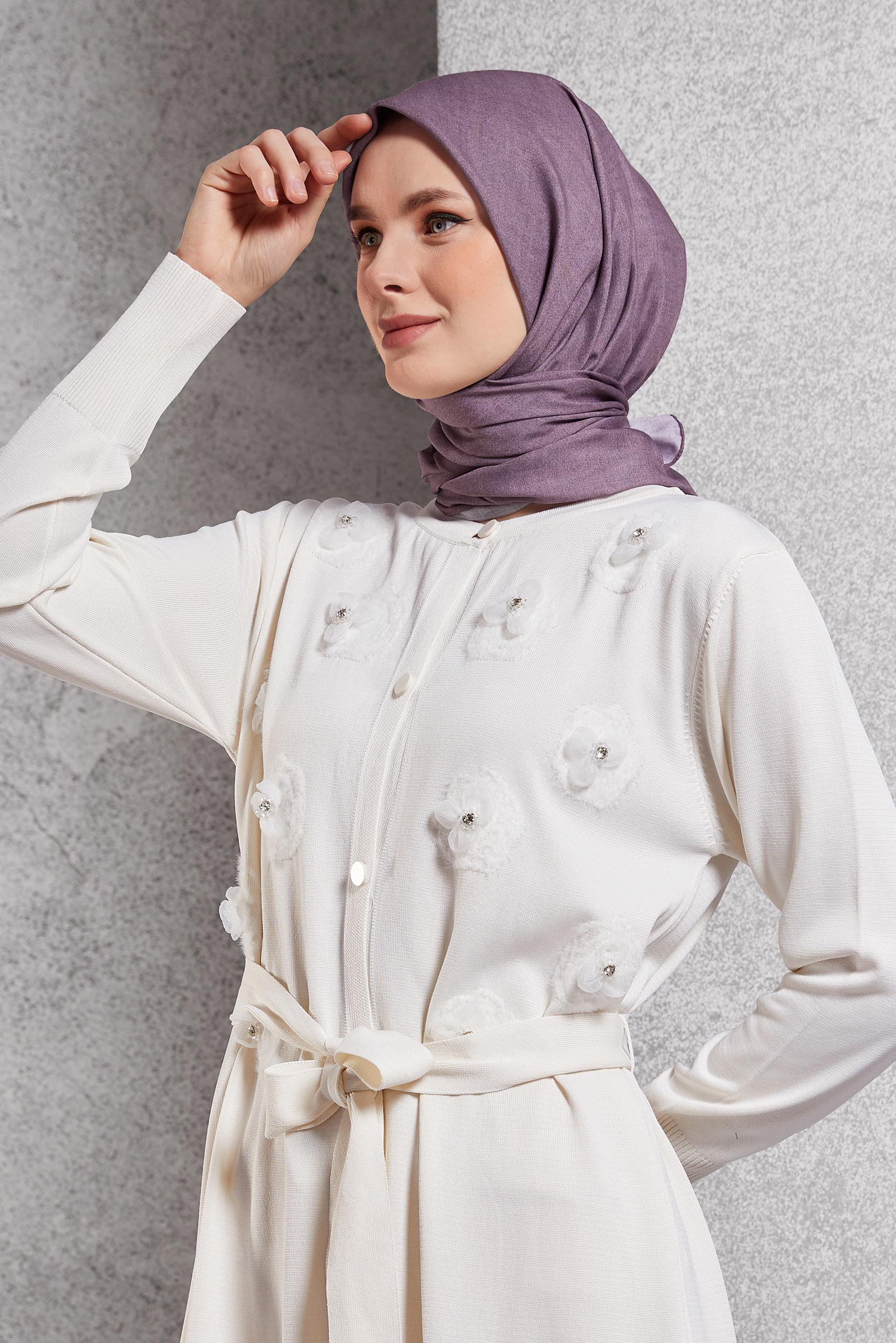 Tesettür giyim PEMBE ALVİNA SOFT EŞARP 8500