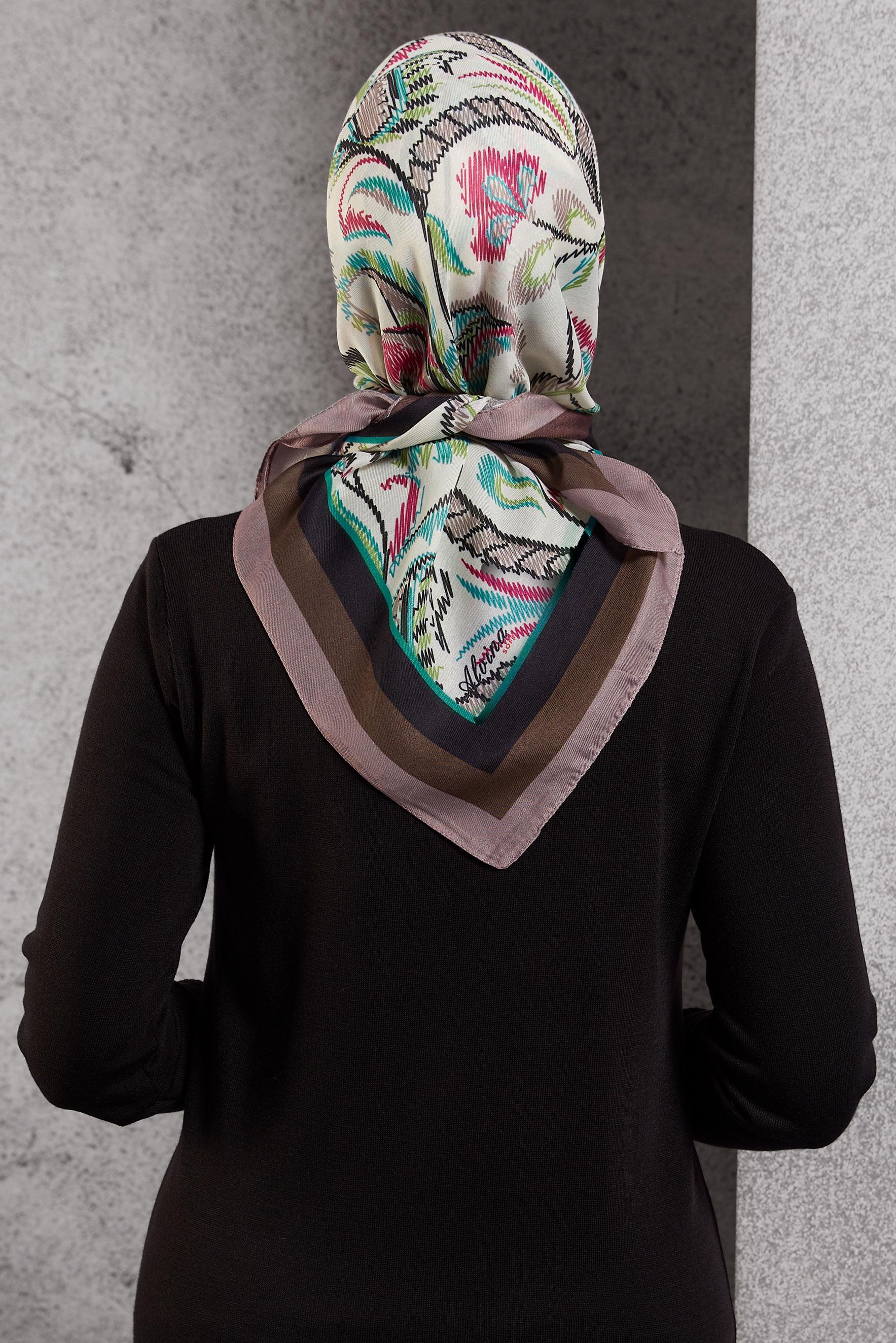 Tesettür giyim PUDRA ALVİNA SOFT EŞARP 8514