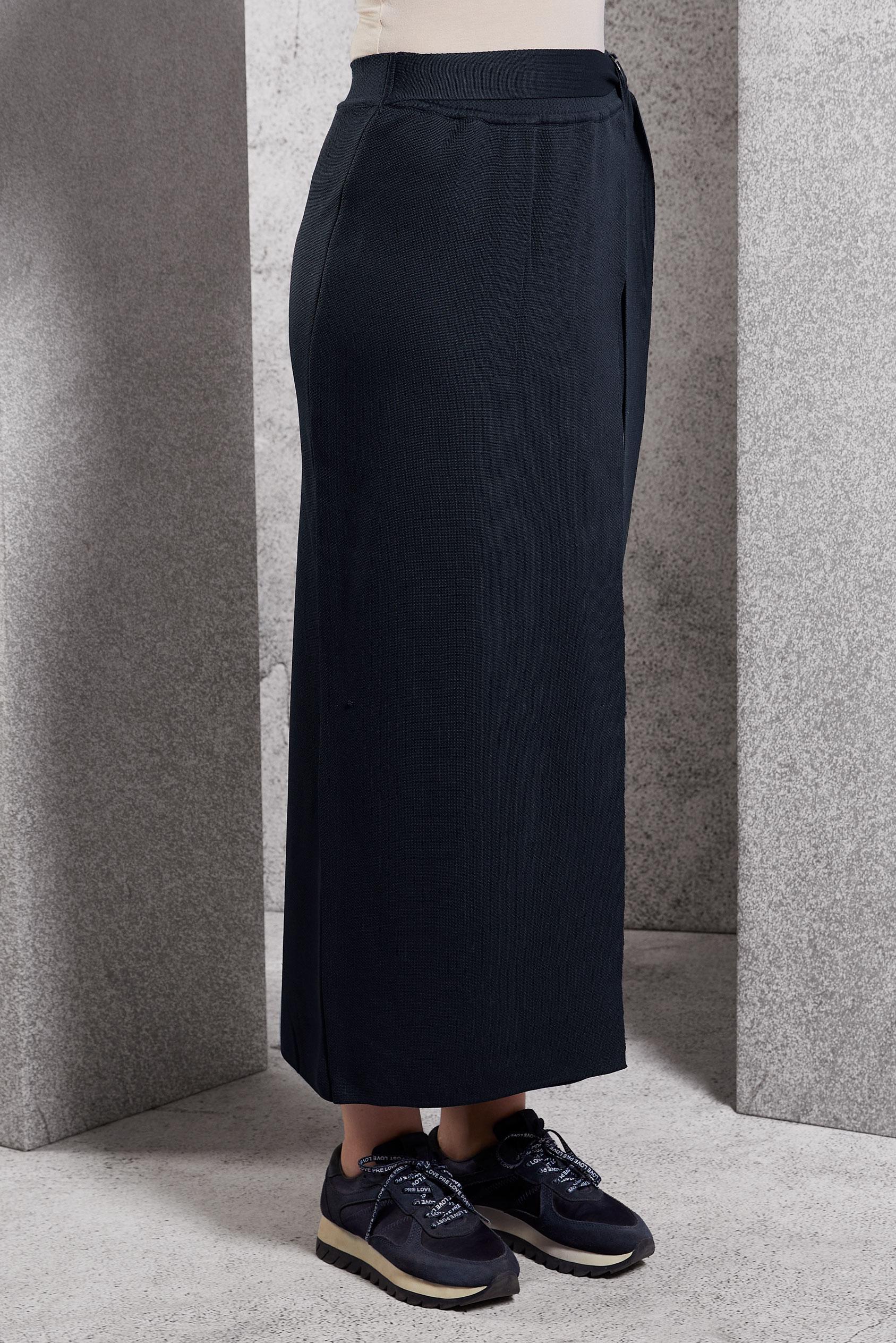 Vêtements hijab BLEU MARINE JUPE MODESTE CEINTURÉE 60611