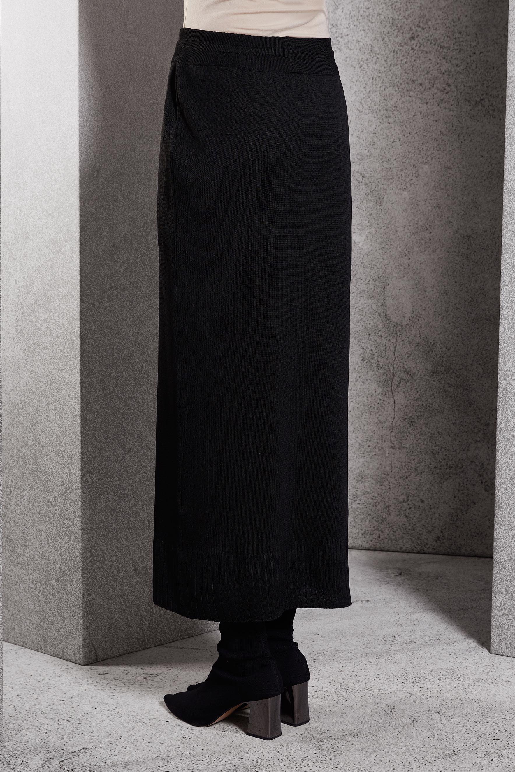 Hijab clothing BLACK KNITWEAR SKIRT 60612