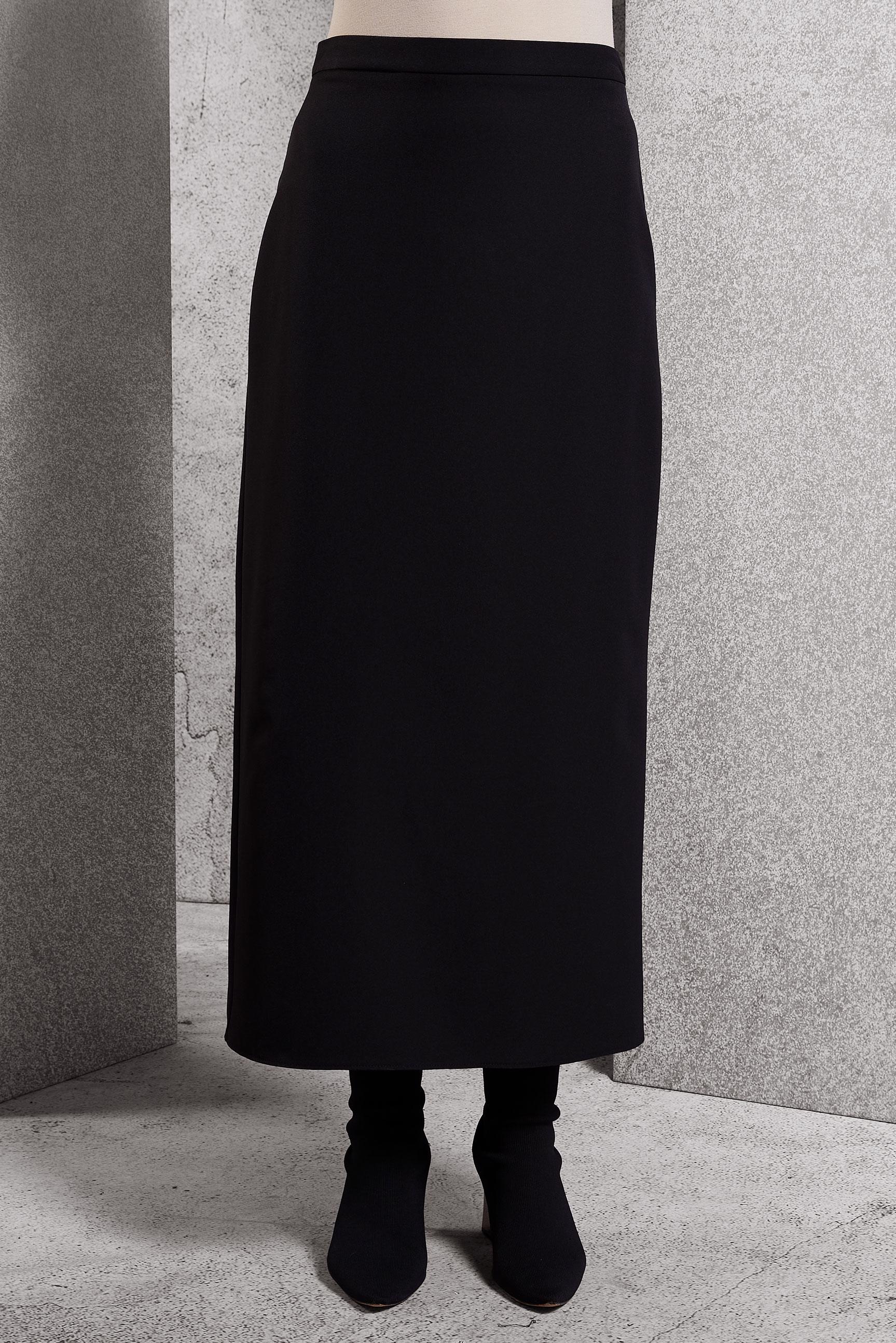 Tesettür giyim SİYAH DÜZ TESETTÜR ETEK 60613