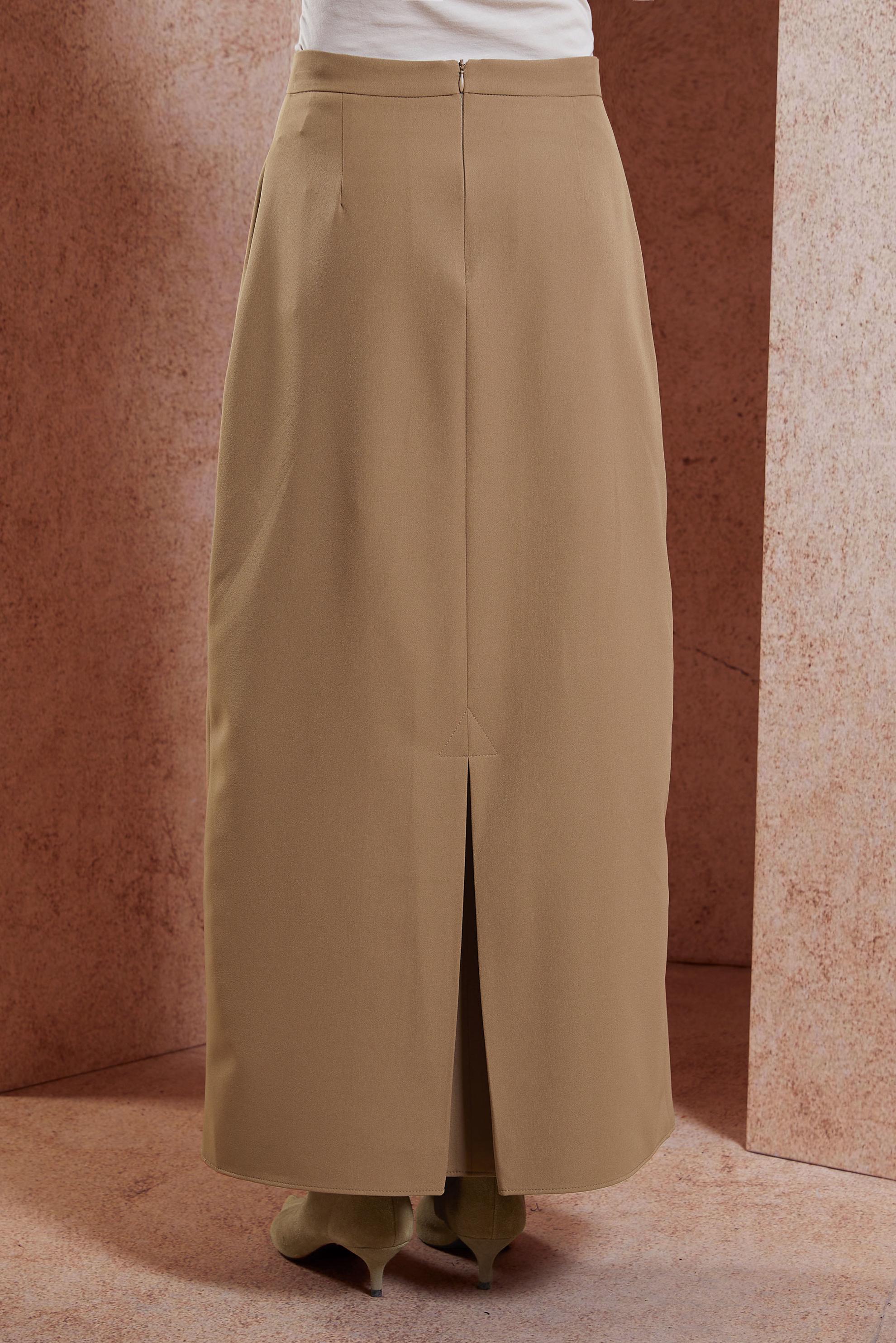 Vêtements hijab BEIGE JUPE DROITE MODESTE 60613