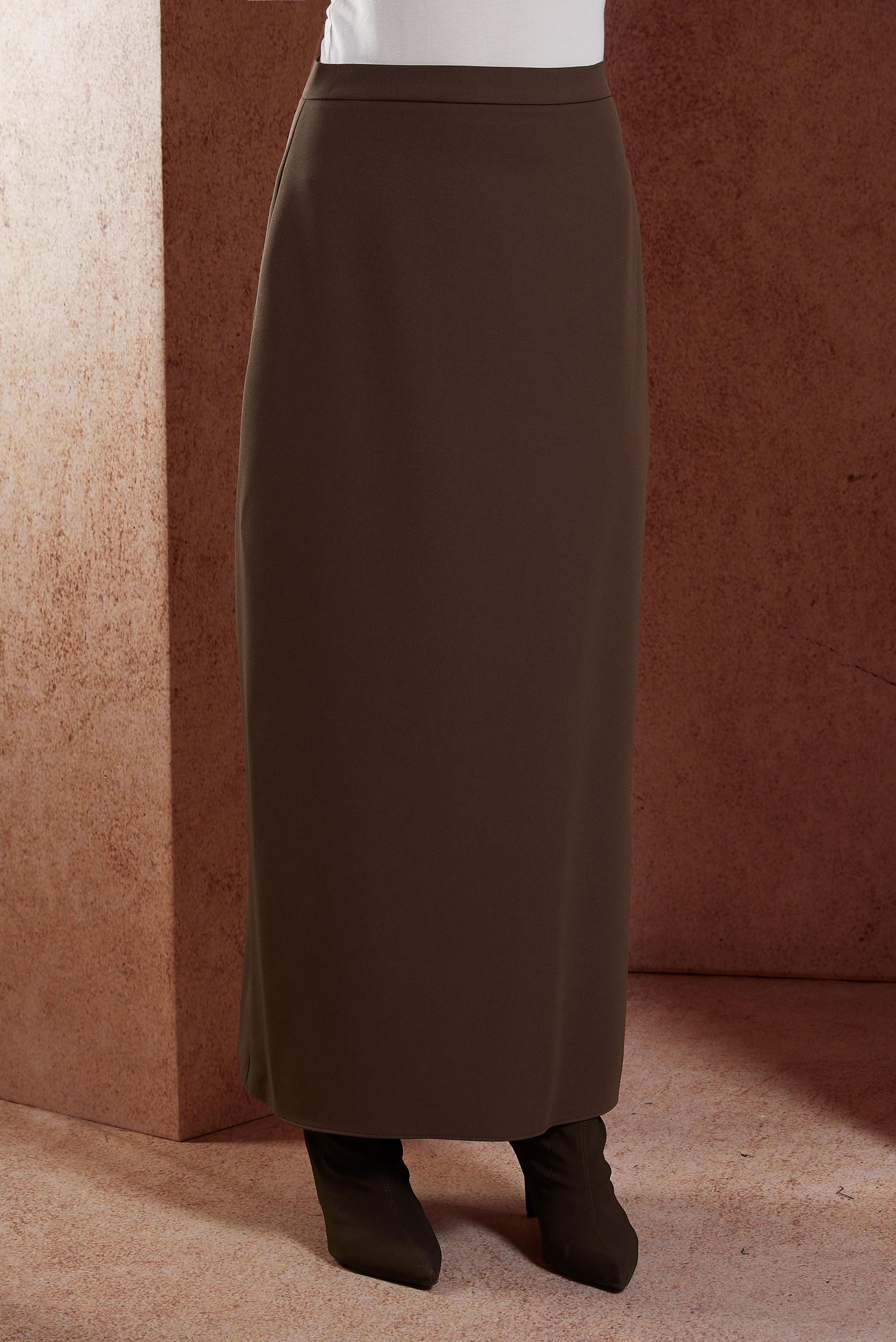 Vêtements hijab BRUN JUPE DROITE MODESTE 60613