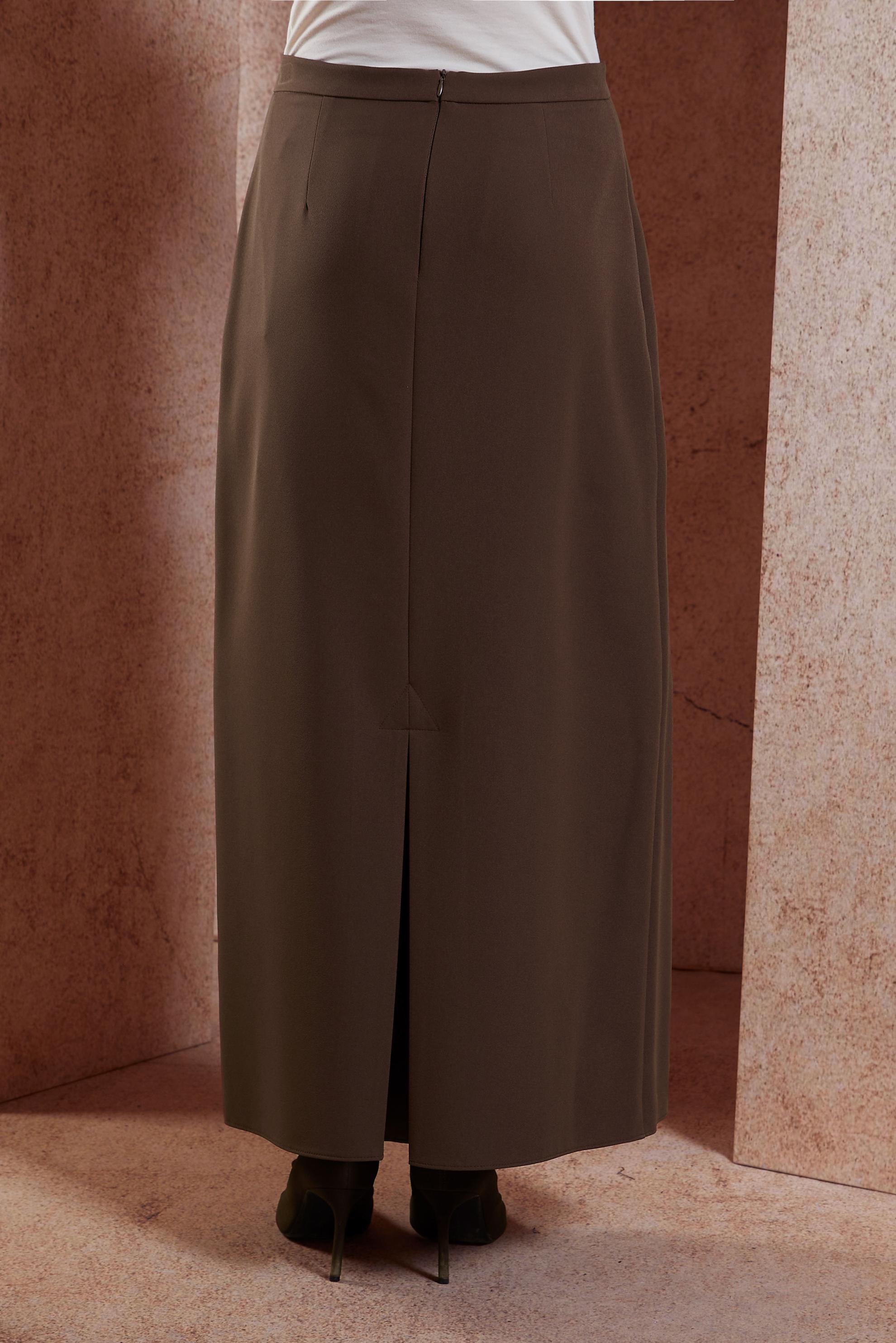 Vêtements hijab BRUN JUPE DROITE MODESTE 60613