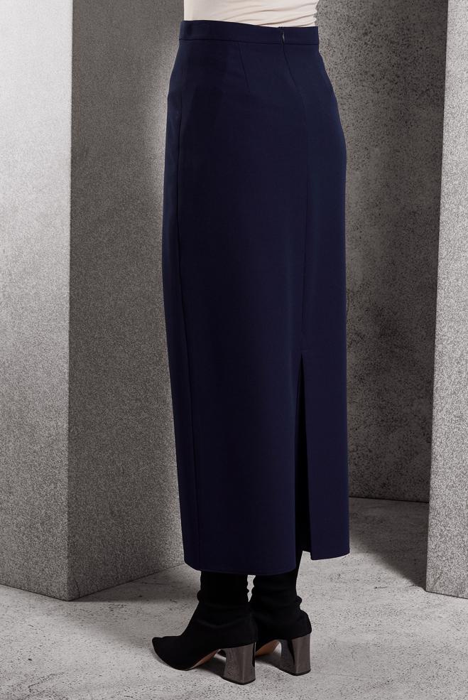 Tesettür giyim LACİVERT DÜZ TESETTÜR ETEK 60613 - ALVİNA