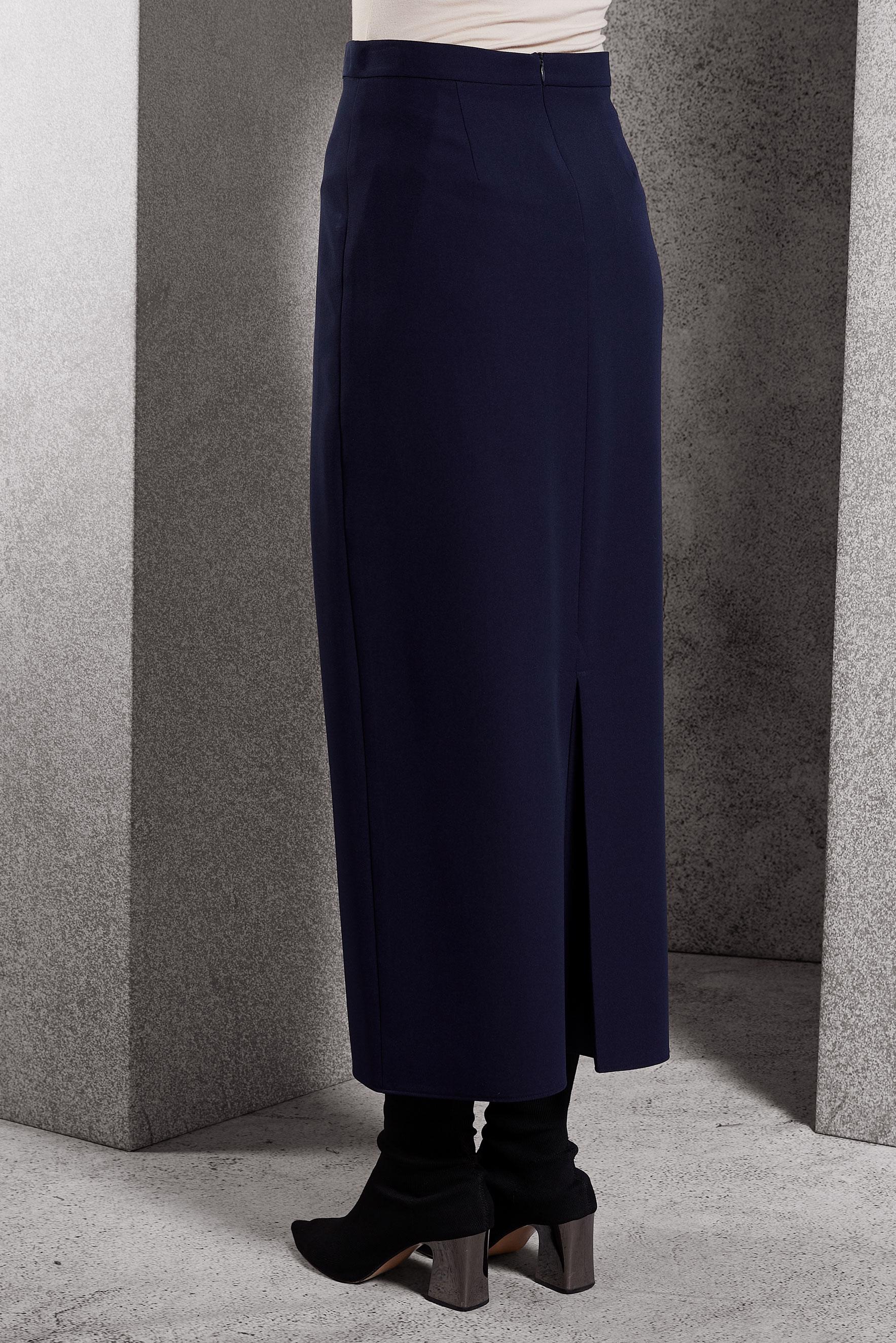 Tesettür giyim LACİVERT DÜZ TESETTÜR ETEK 60613