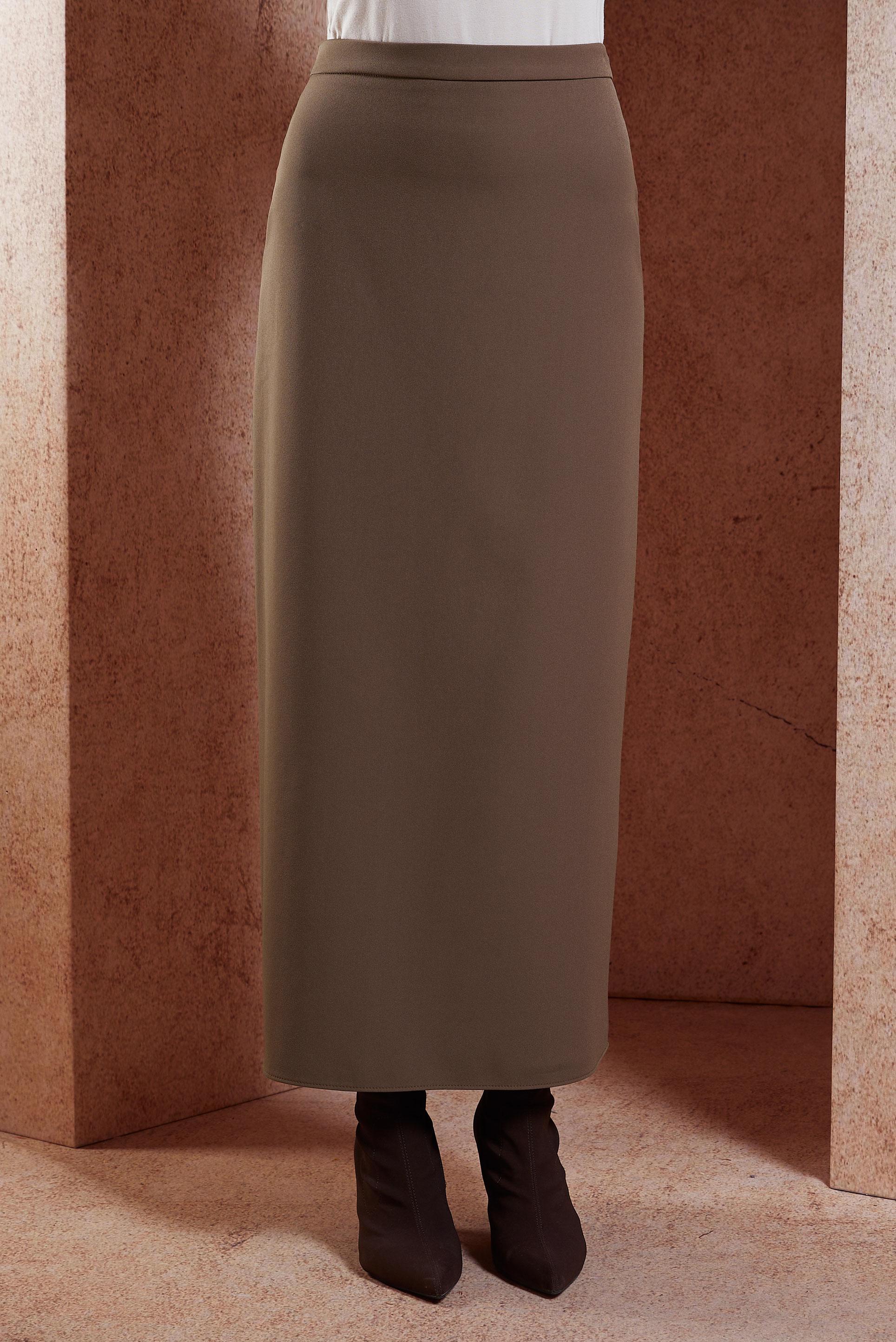 Hijab clothing MINK STRAIGHT MODEST SKIRT 60613