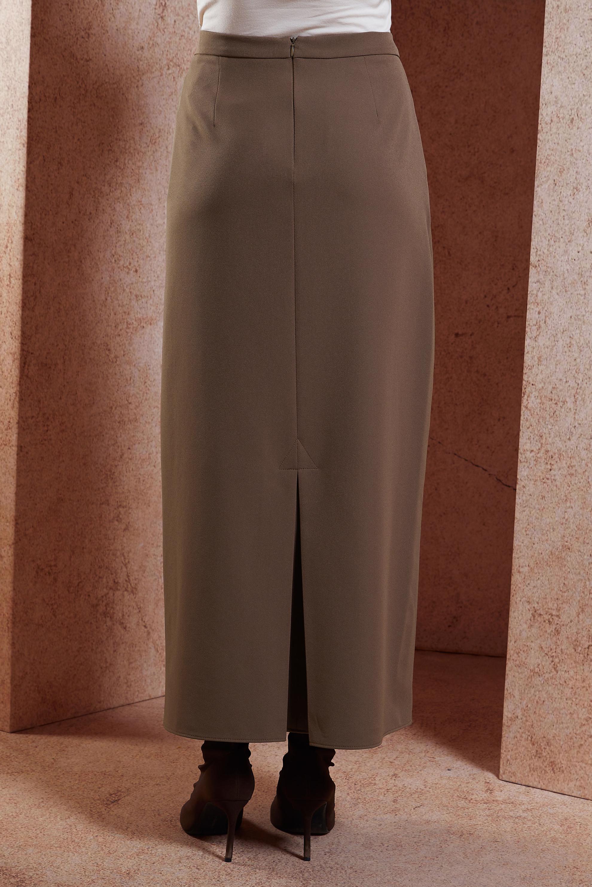 Hijab clothing MINK STRAIGHT MODEST SKIRT 60613