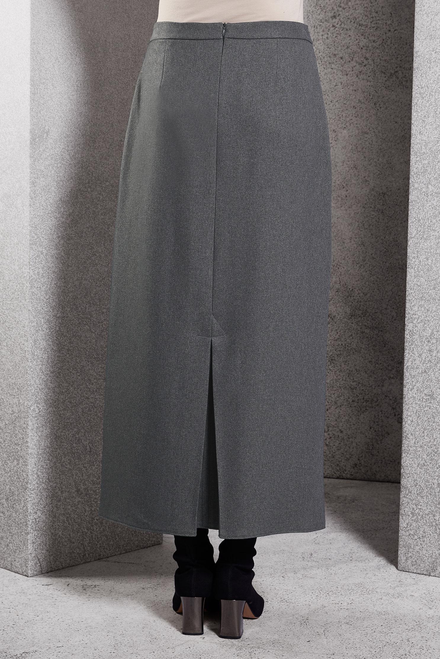 Hijab clothing GREY LONG SKIRT 60614