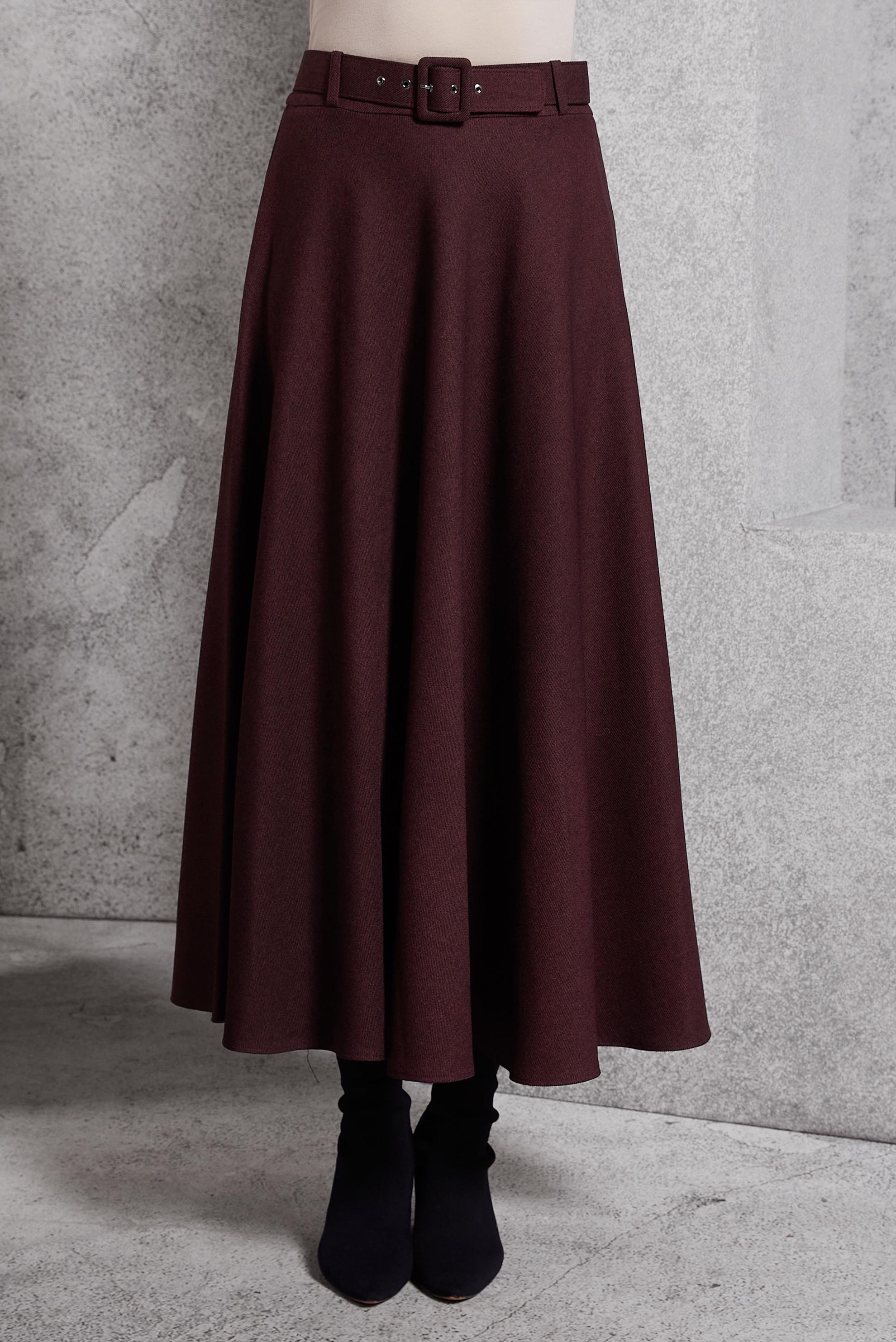 Hijab clothing DAMSON BELTED SKIRT 60616