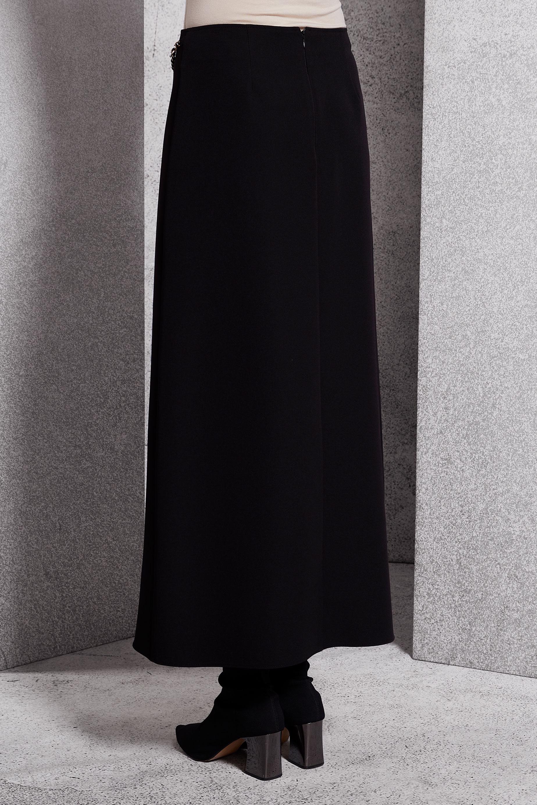 Hijab clothing BLACK SKIRT WITH CHAIN DETAIL 60620