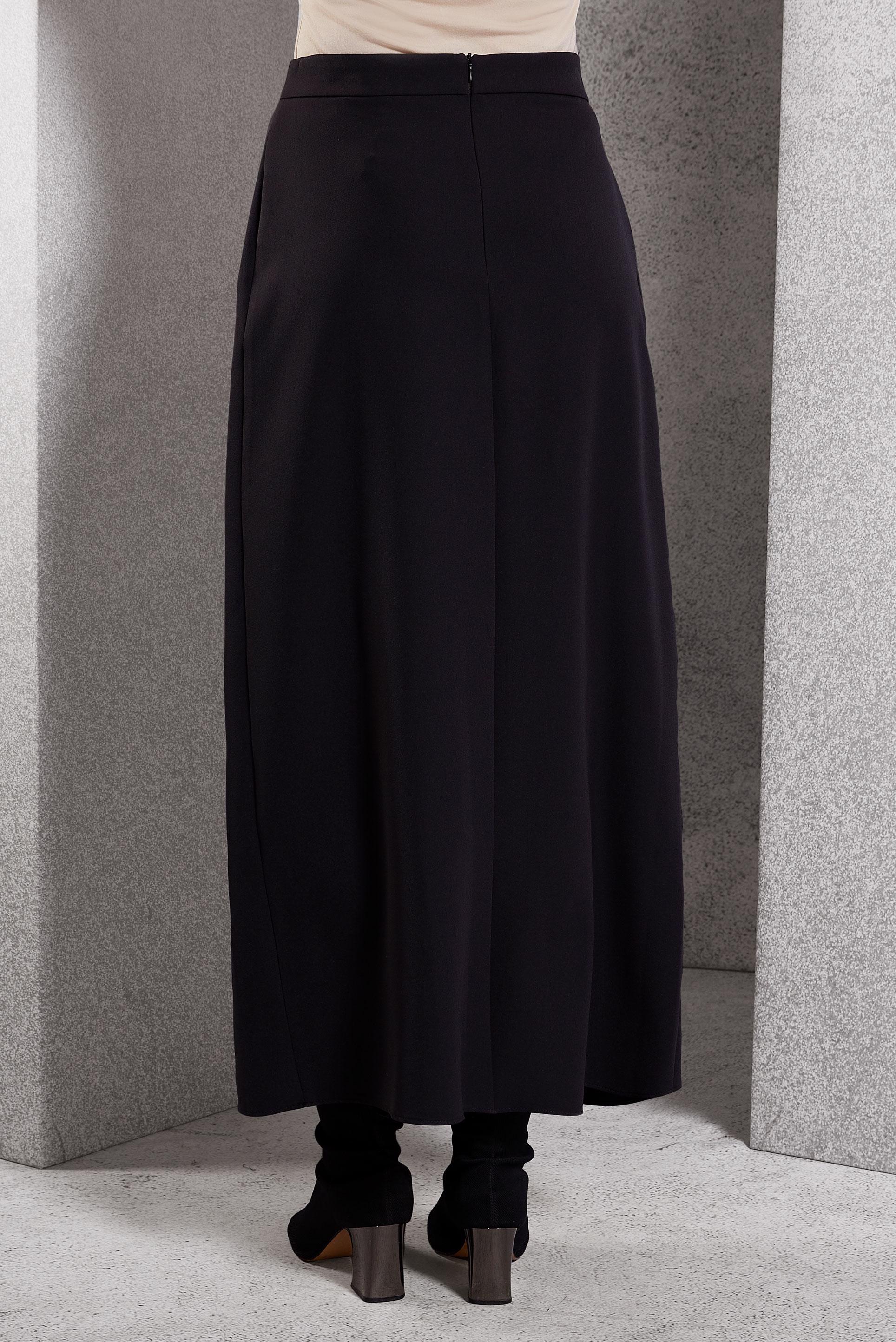 Tesettür giyim SİYAH FERMUAR DETAYLI ETEK 60621