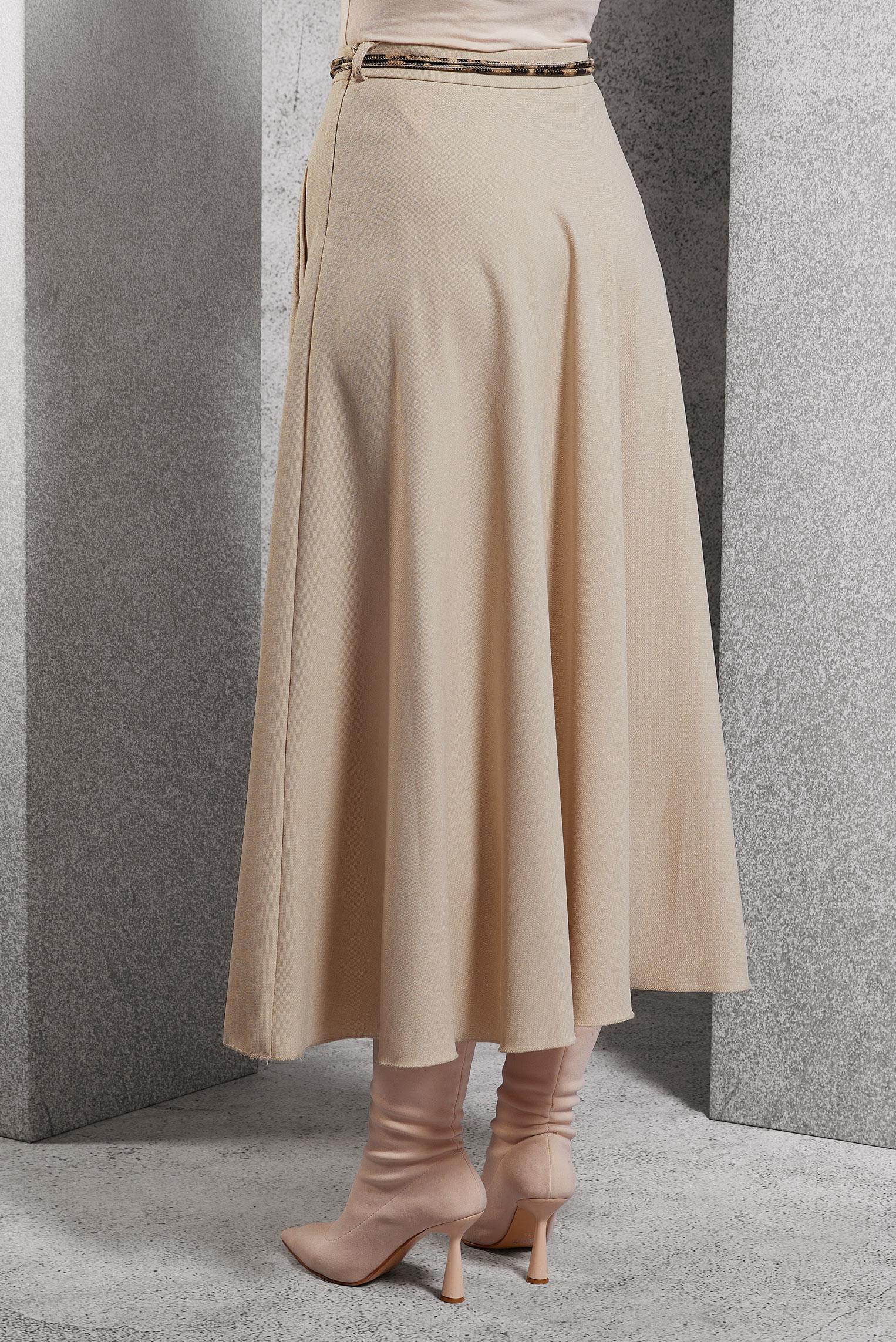 Vêtements hijab BEIGE JUPE CEINTURE 60622