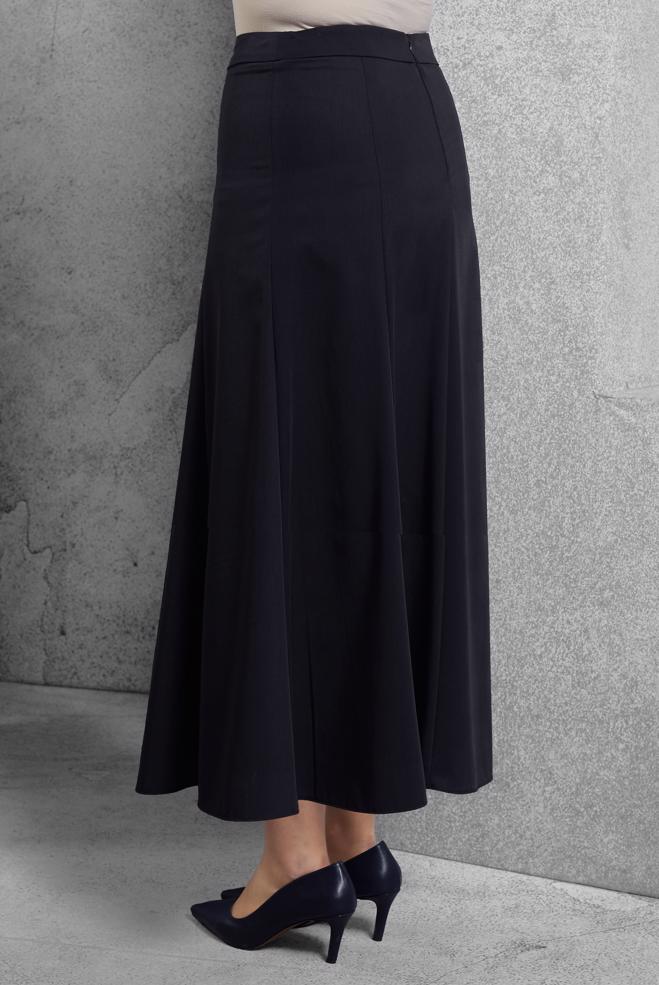 Tesettür giyim LACİVERT ÇAN ETEK 60626 - ALVİNA