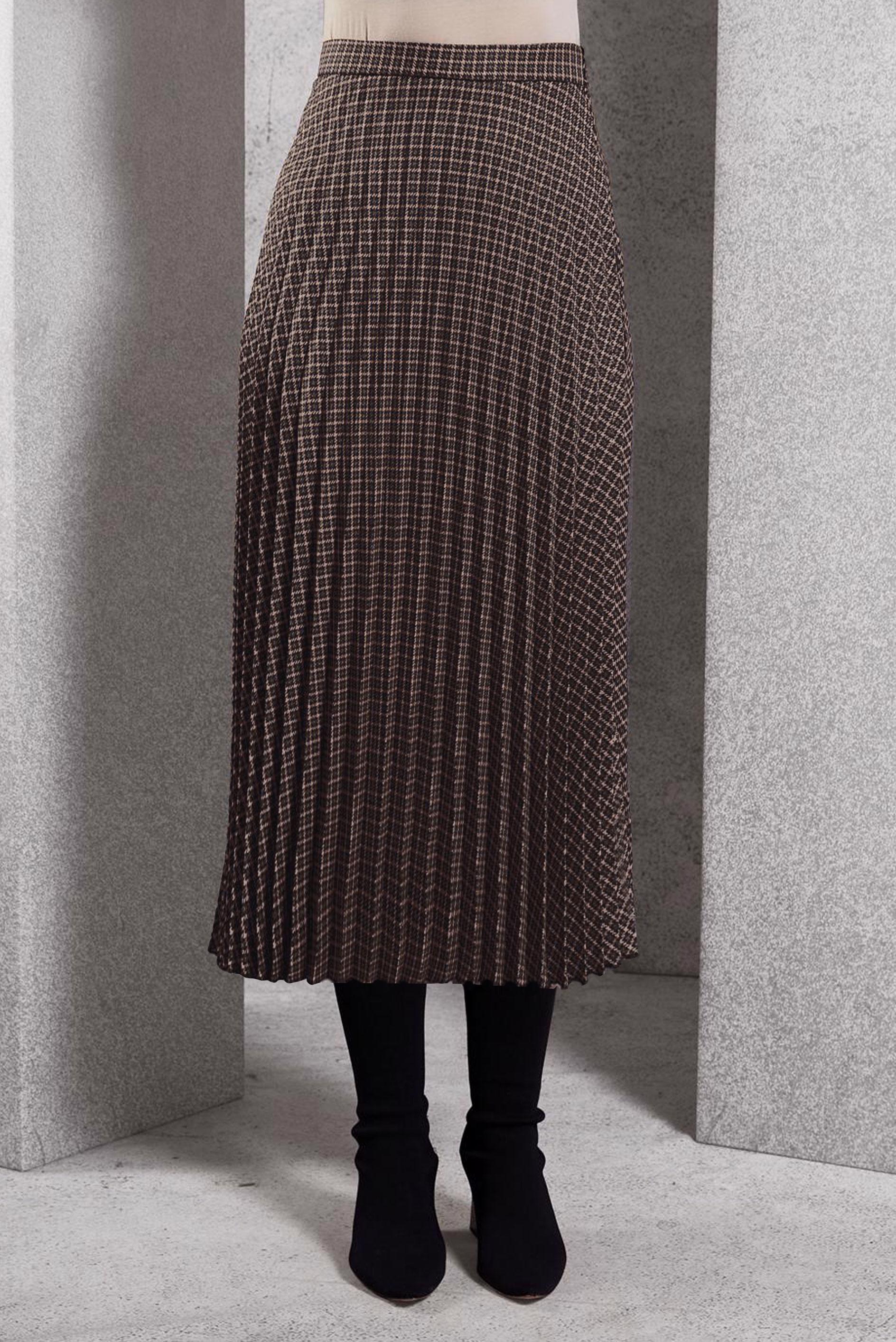 Tesettür giyim SİYAH PİLİSELİ TESETTÜR ETEK 60627