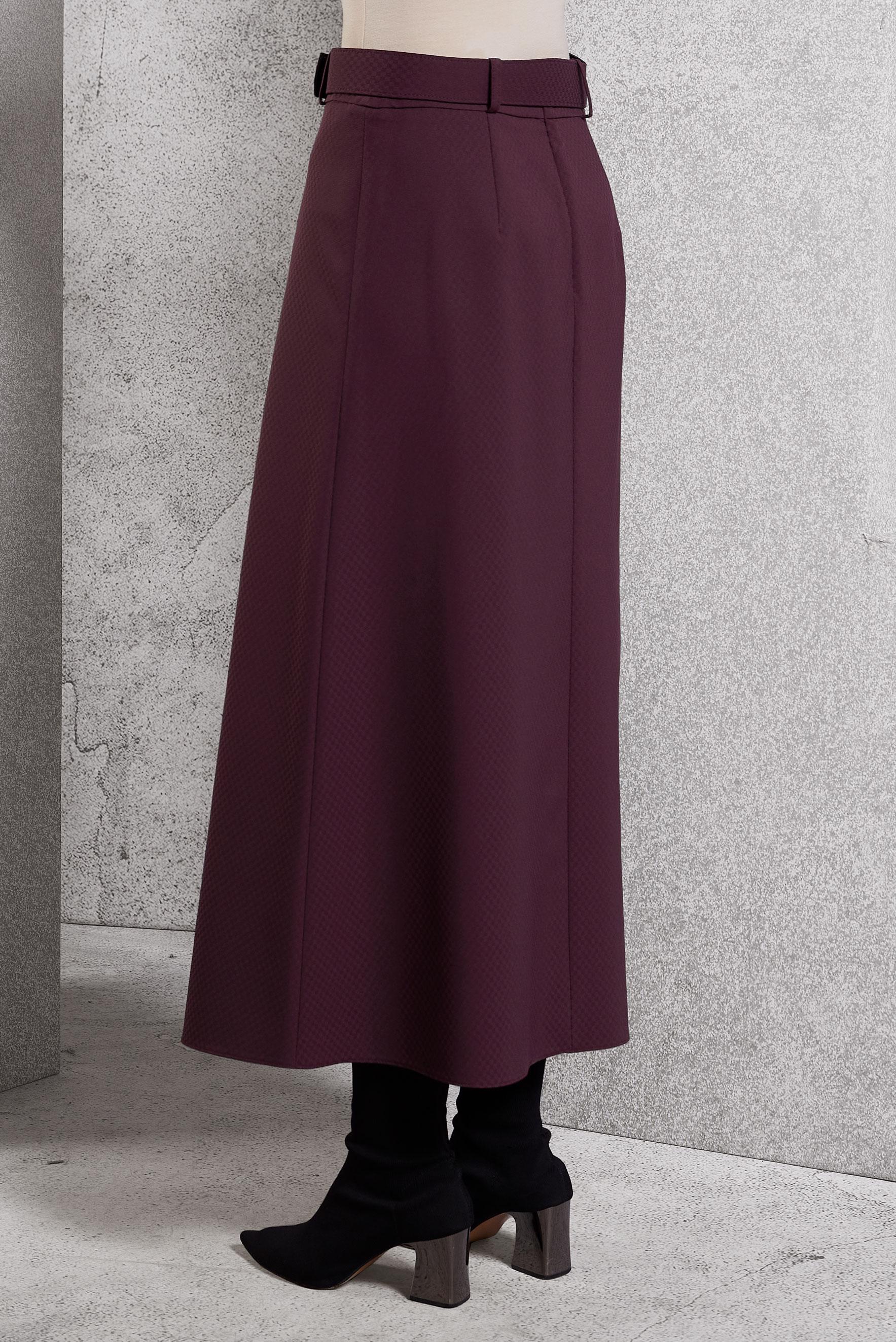 Tesettür giyim MÜRDÜM KEMERLİ ETEK 60628