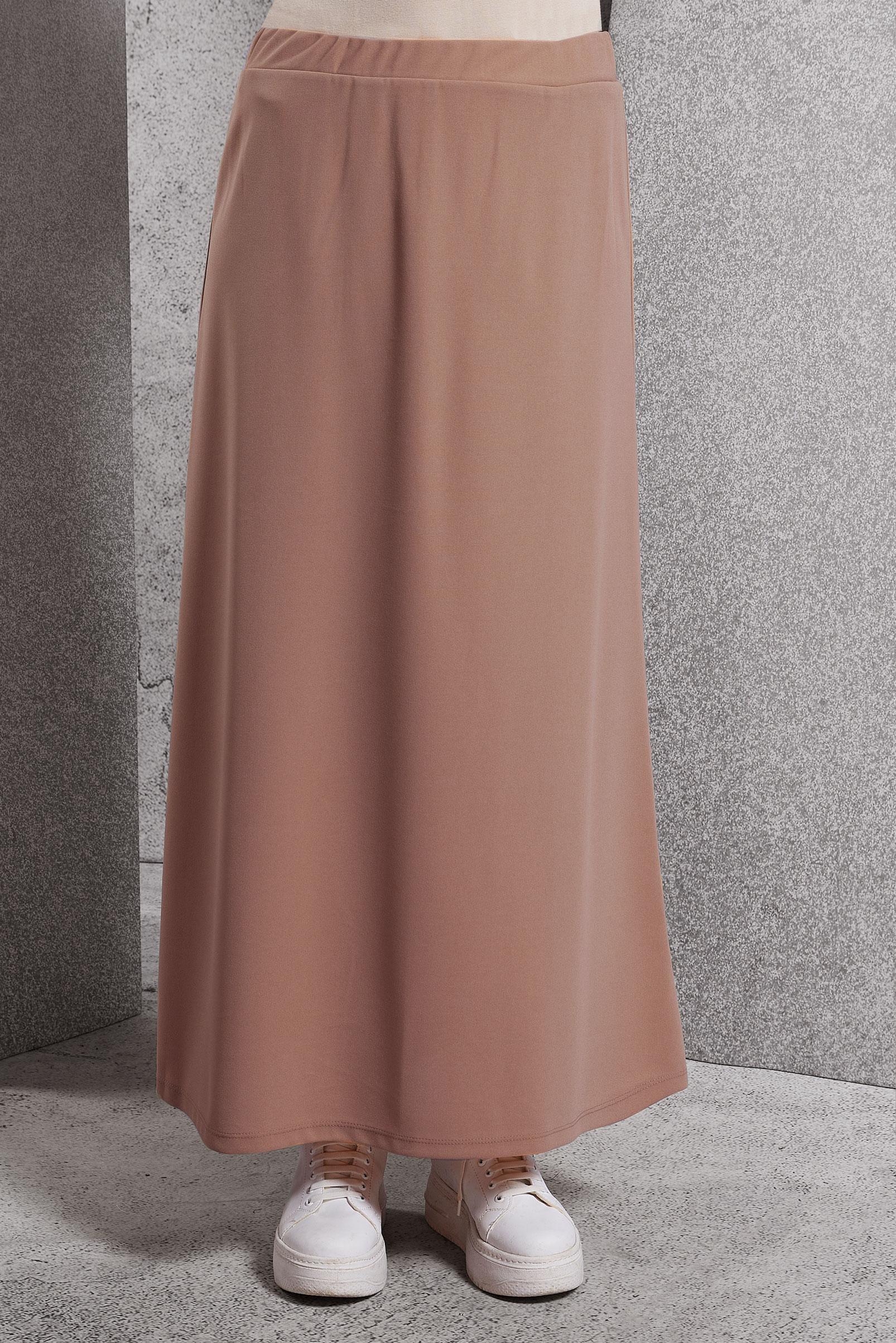 Hijab clothing BEIGE TRACKSUIT SKIRT 60630