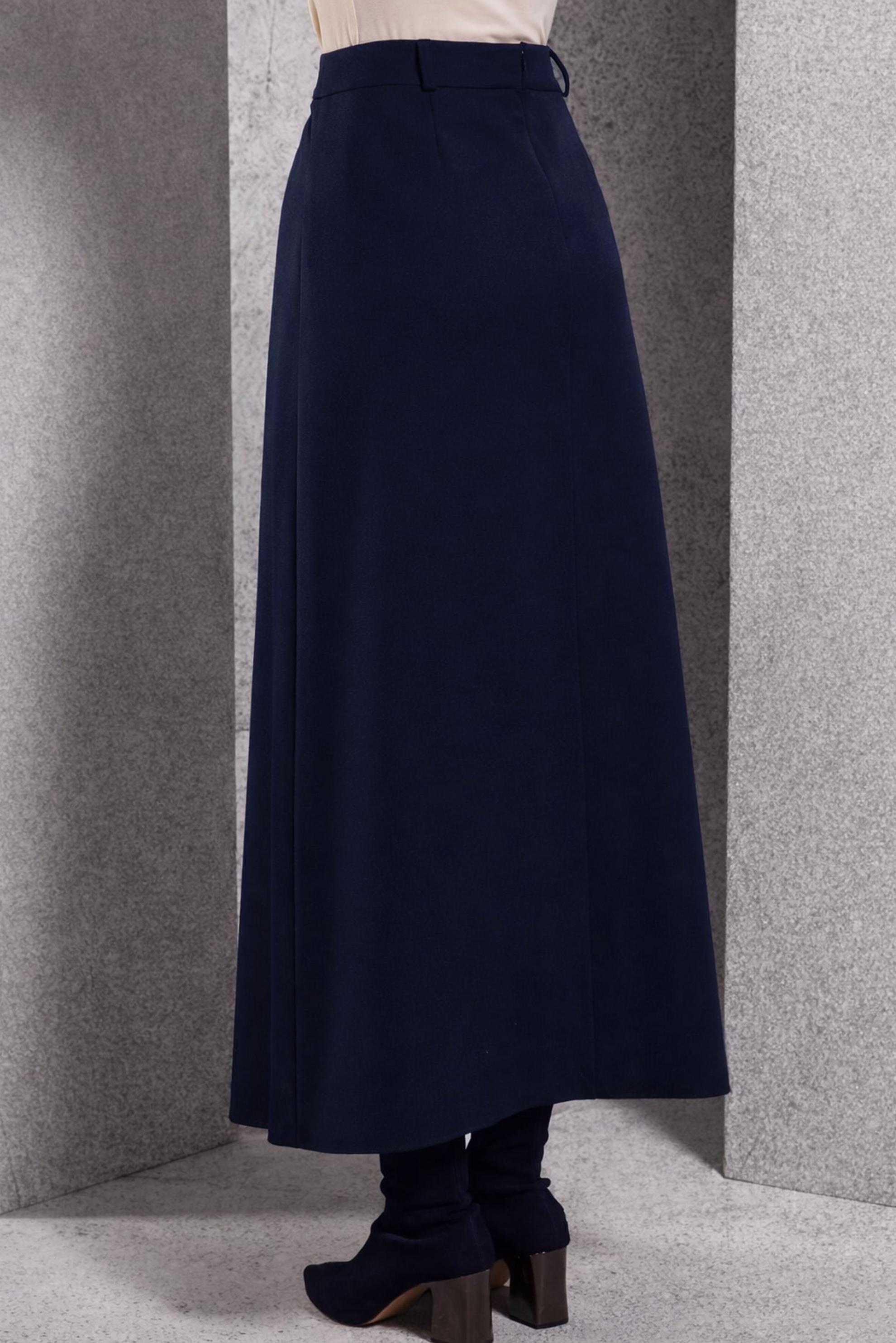 Vêtements hijab BLEU MARINE JUPE À PLIS DÉTAILLÉS 60637