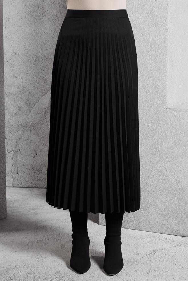 Vêtements hijab  JUPE PLISSÉE MODESTE 60623 - ALVİNA