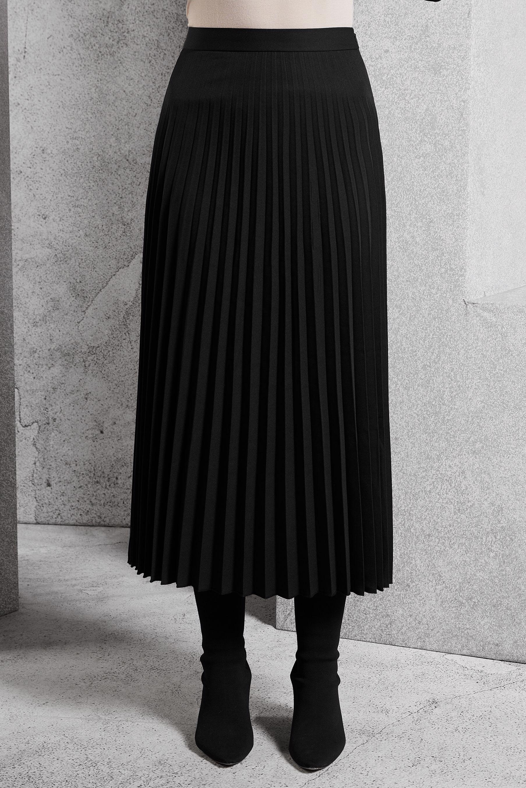 Vêtements hijab NOIR JUPE PLISSÉE MODESTE 60623