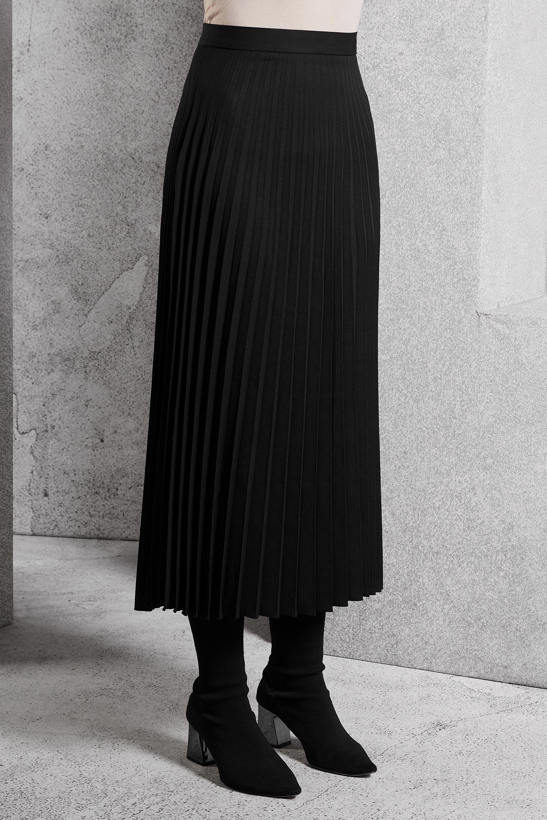 Vêtements hijab NOIR JUPE PLISSÉE MODESTE 60623