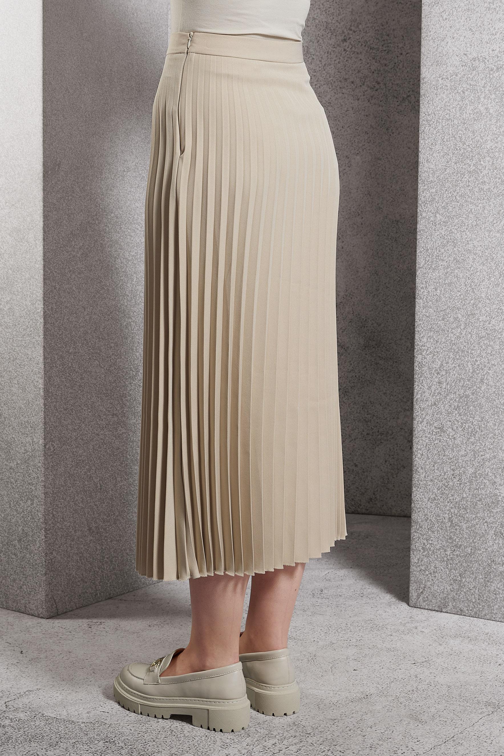Vêtements hijab BEIGE JUPE PLISSÉE MODESTE 60623