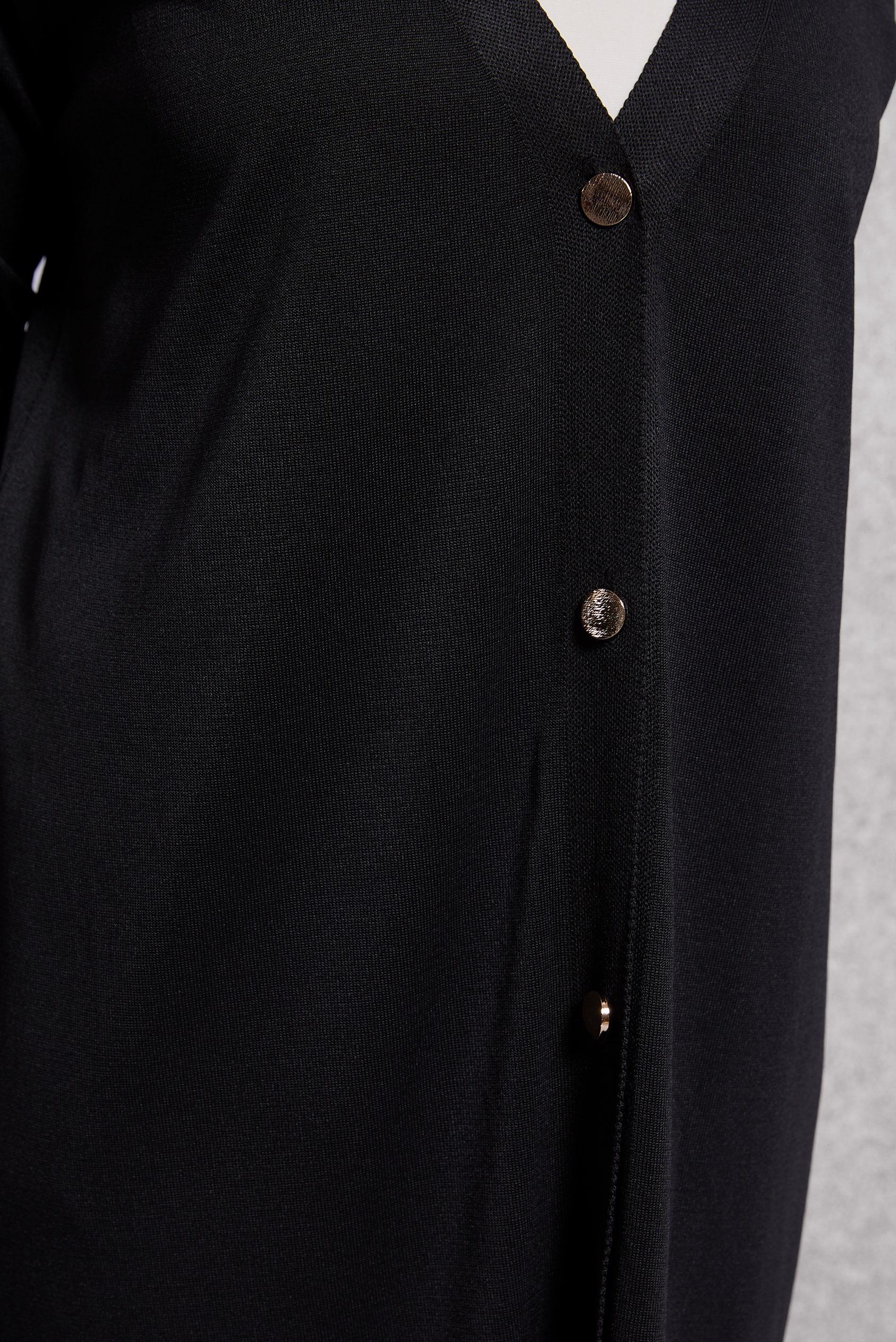 Tesettür giyim SİYAH UZUN TRİKO HIRKA 45000